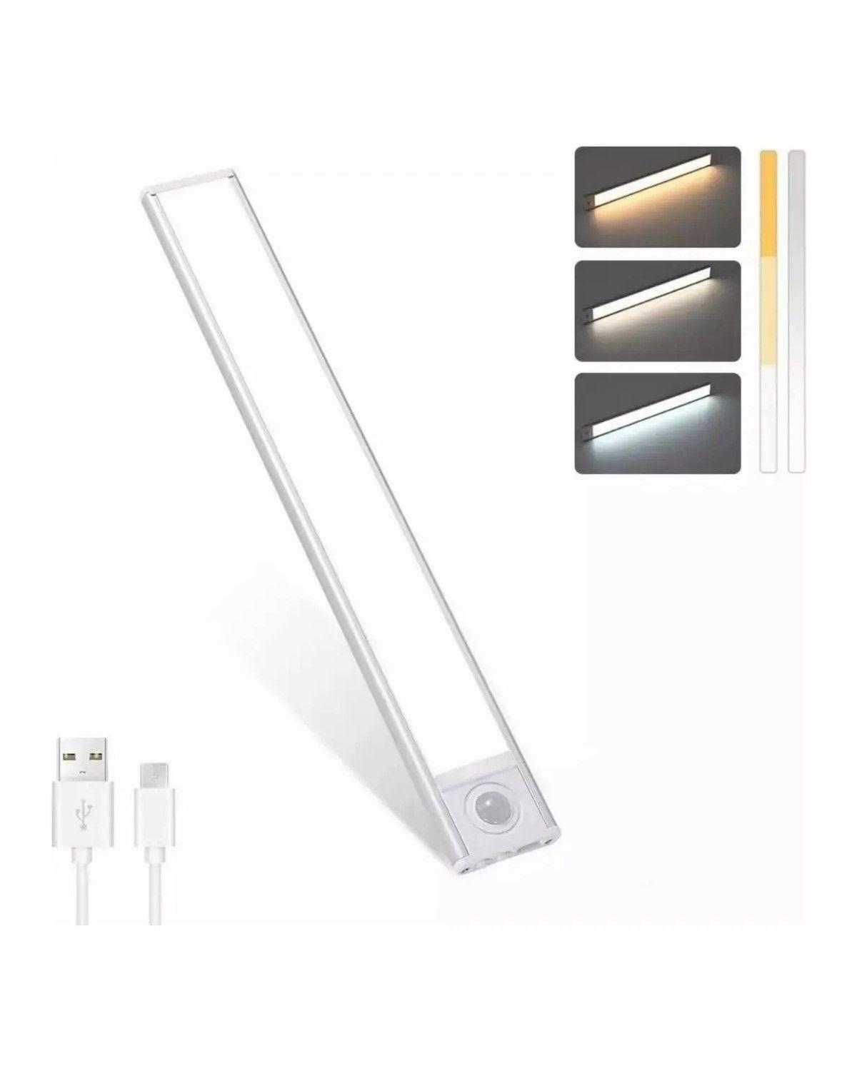 Luz Armario LED Blanca 30cm Sensor Movimiento Temperatura Ajustable-0