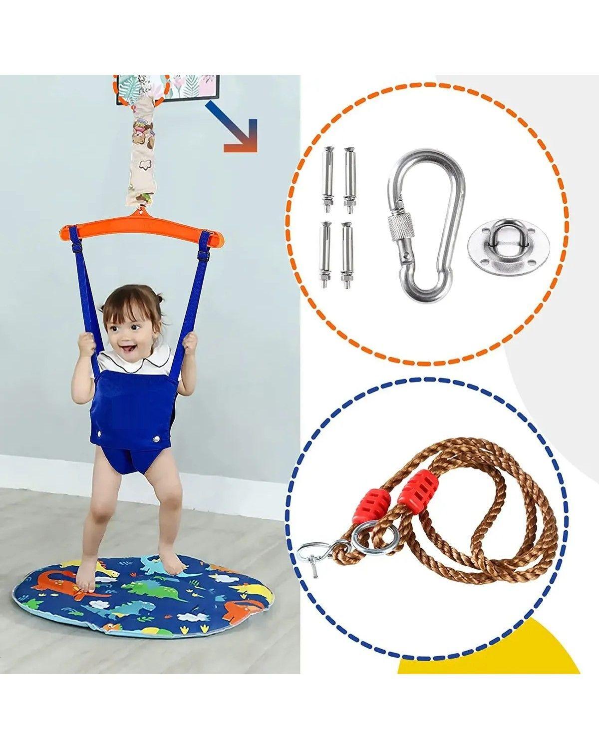 Saltador Para Bebé,con Gancho P/techo,bebé Silla De Rebote-1