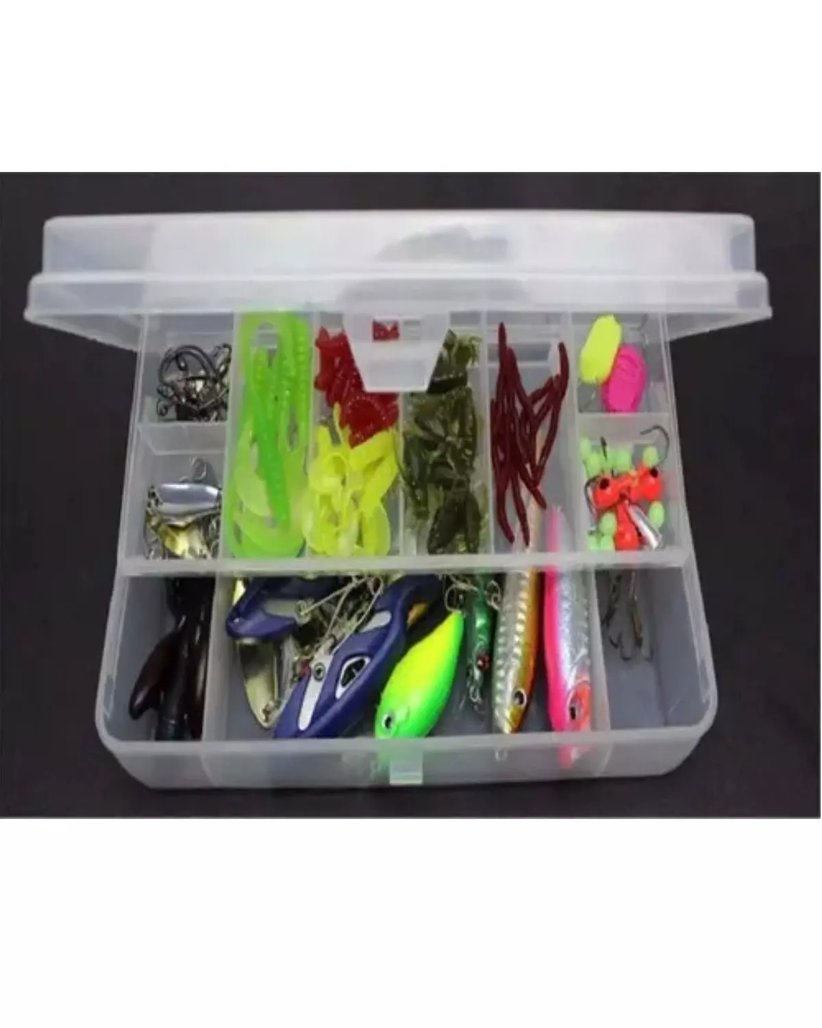 Kit De Pesca Con Cebo Artificial, Alicates Y Funda-1