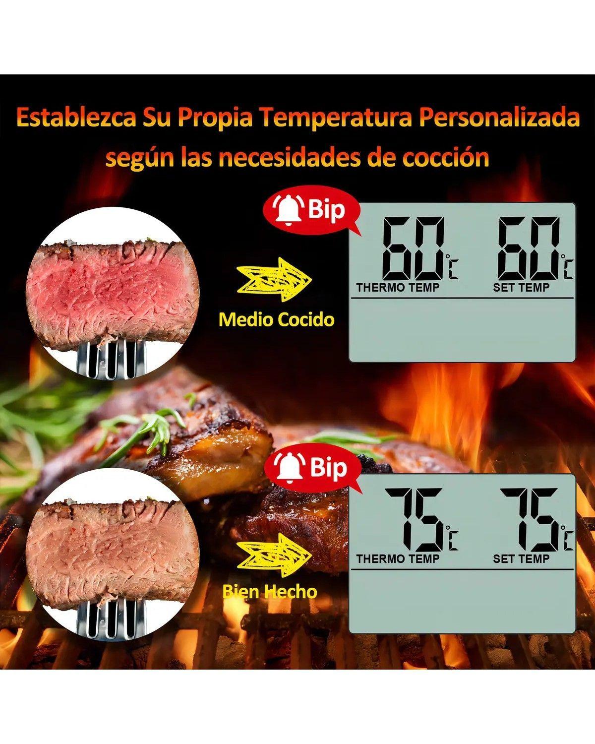 Termómetro Digital De Carnes Para Alimentos Repostería Asado-2