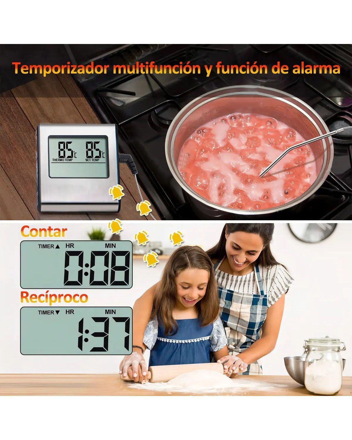 Termómetro Digital De Carnes Para Alimentos Repostería Asado-3