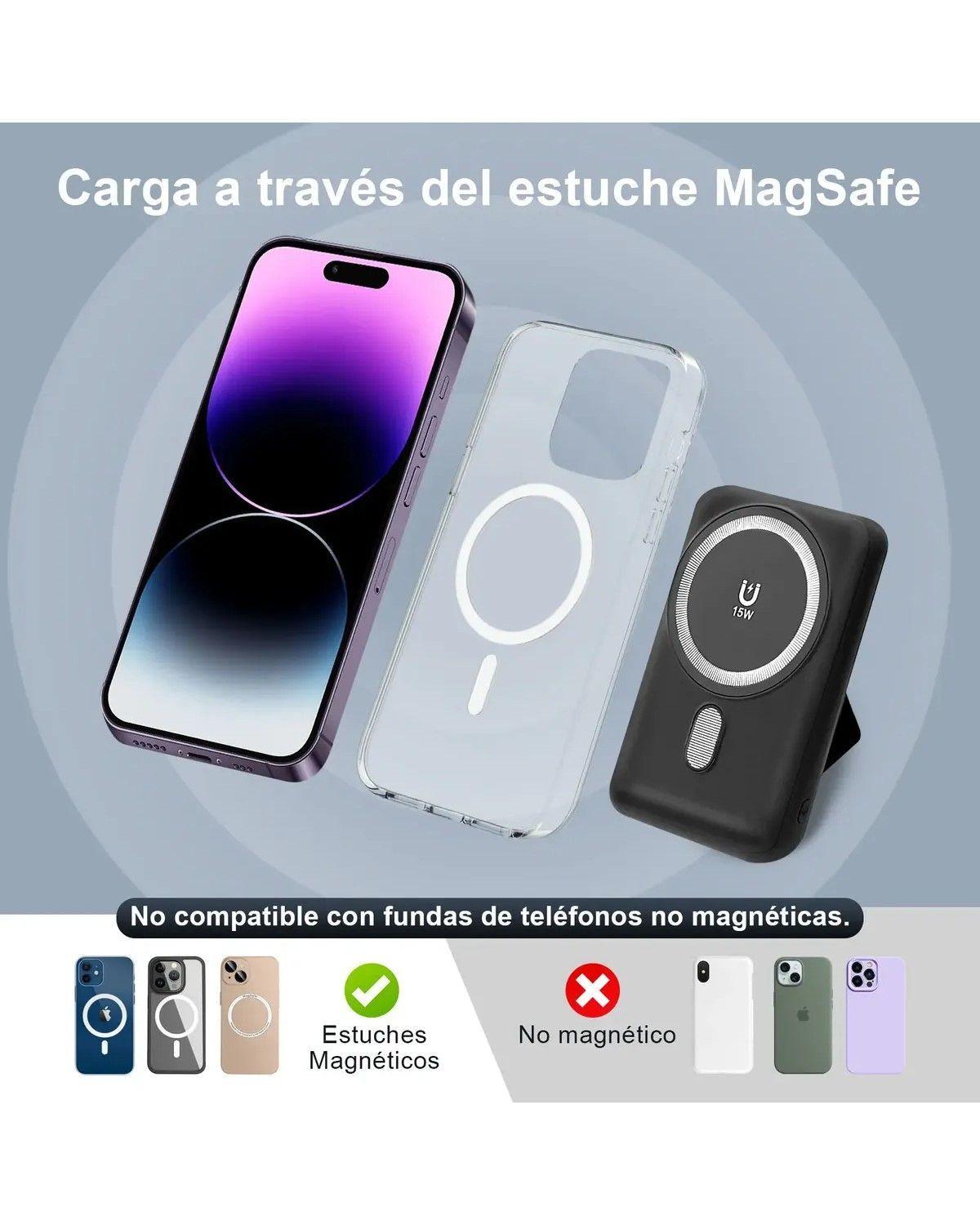 Cargador Inalámbrico Magsafe 15w 10000mah Power Bank 22.5w-2