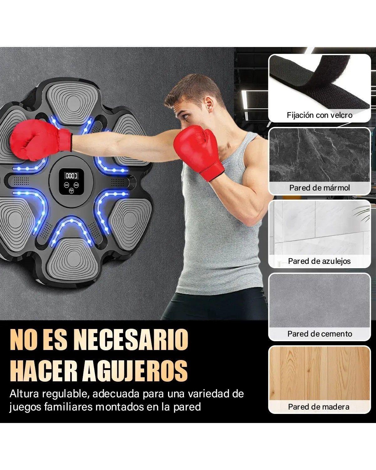 Máquina De Boxeo Entrenamiento Musical Con Guantes De Boxeo-3