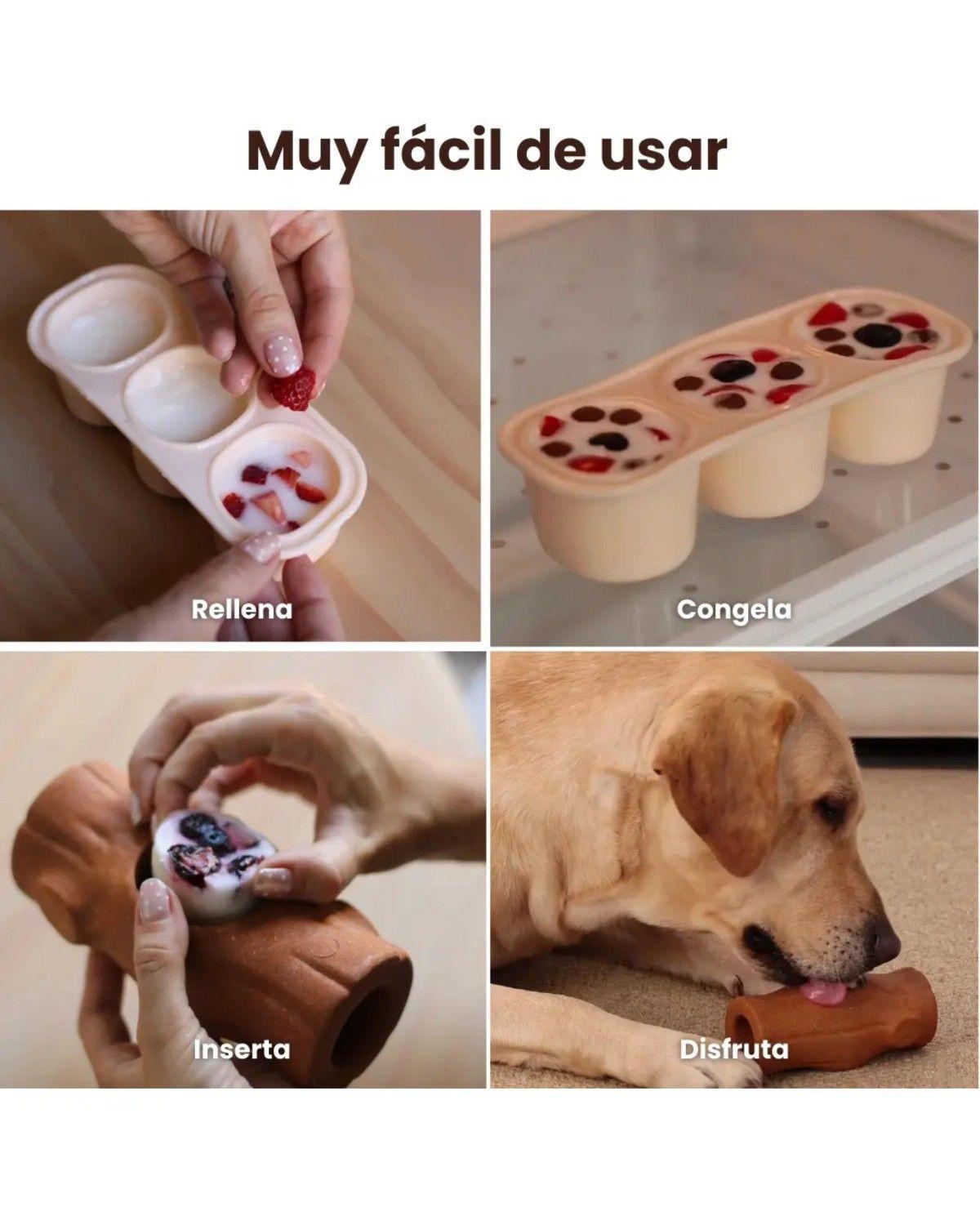 Tronco Mágico Juguete Perros Con Snacks Congelados-2