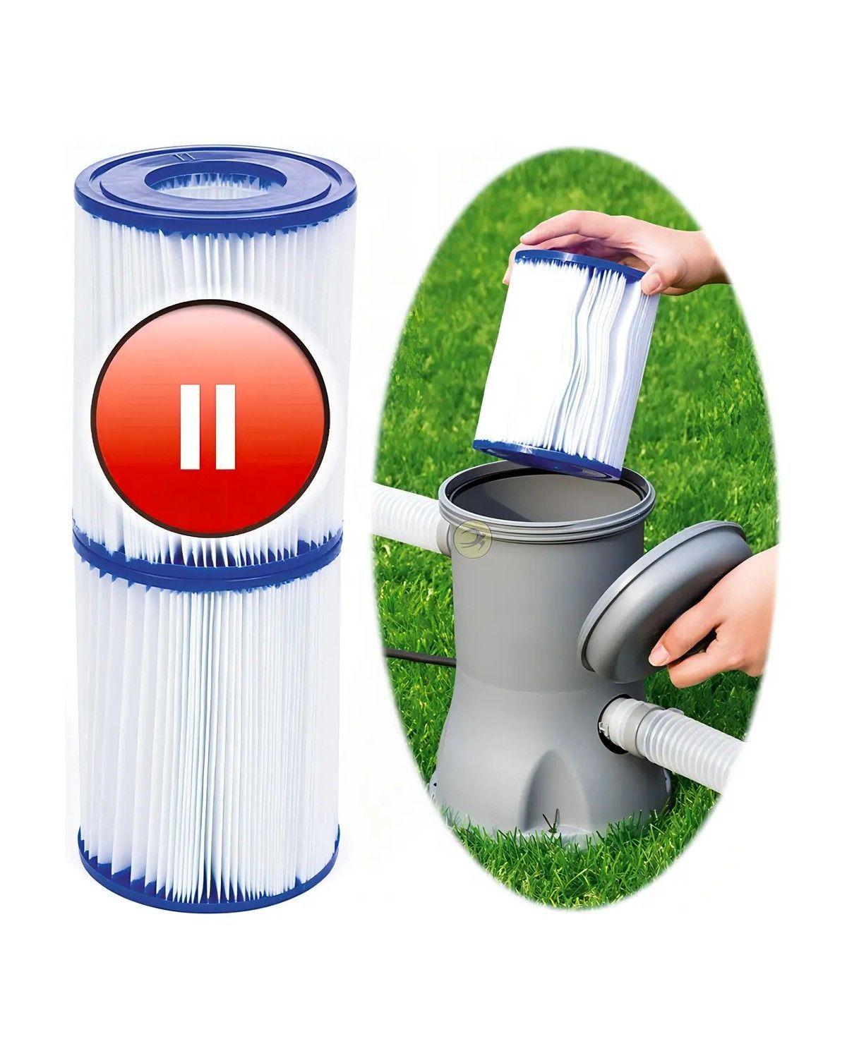 Cartuchos de Filtro Tipo II para Bombas de 2.006 y 3.028 L/h, Pack de 2-3