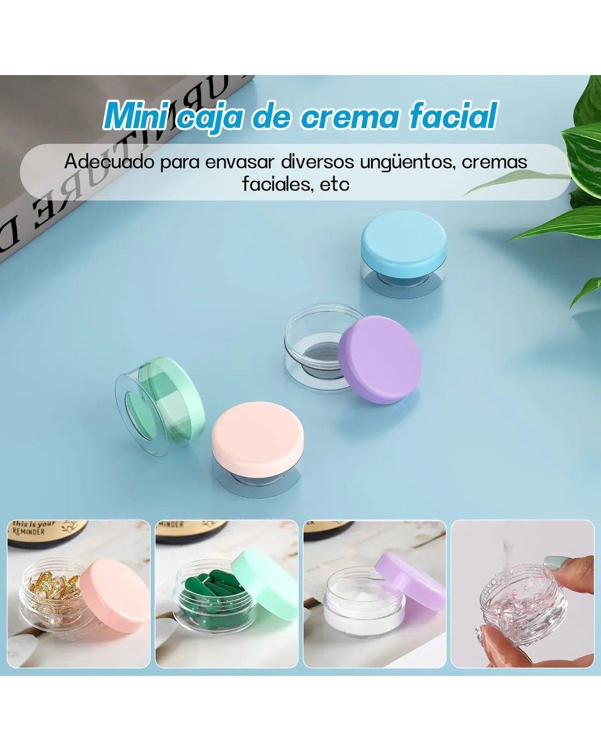 Set Botella De Viaje Dispensadora 17 Contenedores Accesorios-4