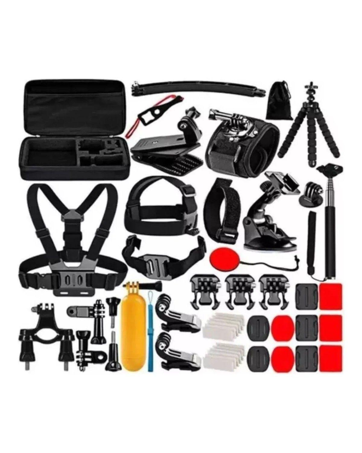 Kit Maleta Gopro Accesorios De Cámara Deportiva 50pzs-0