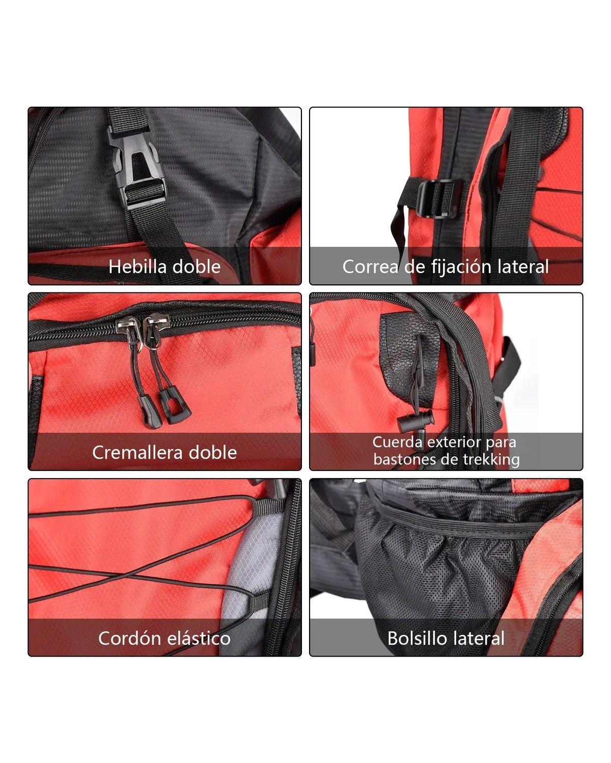 Mochila Impermeable De 90 Litros Para Acampar-3