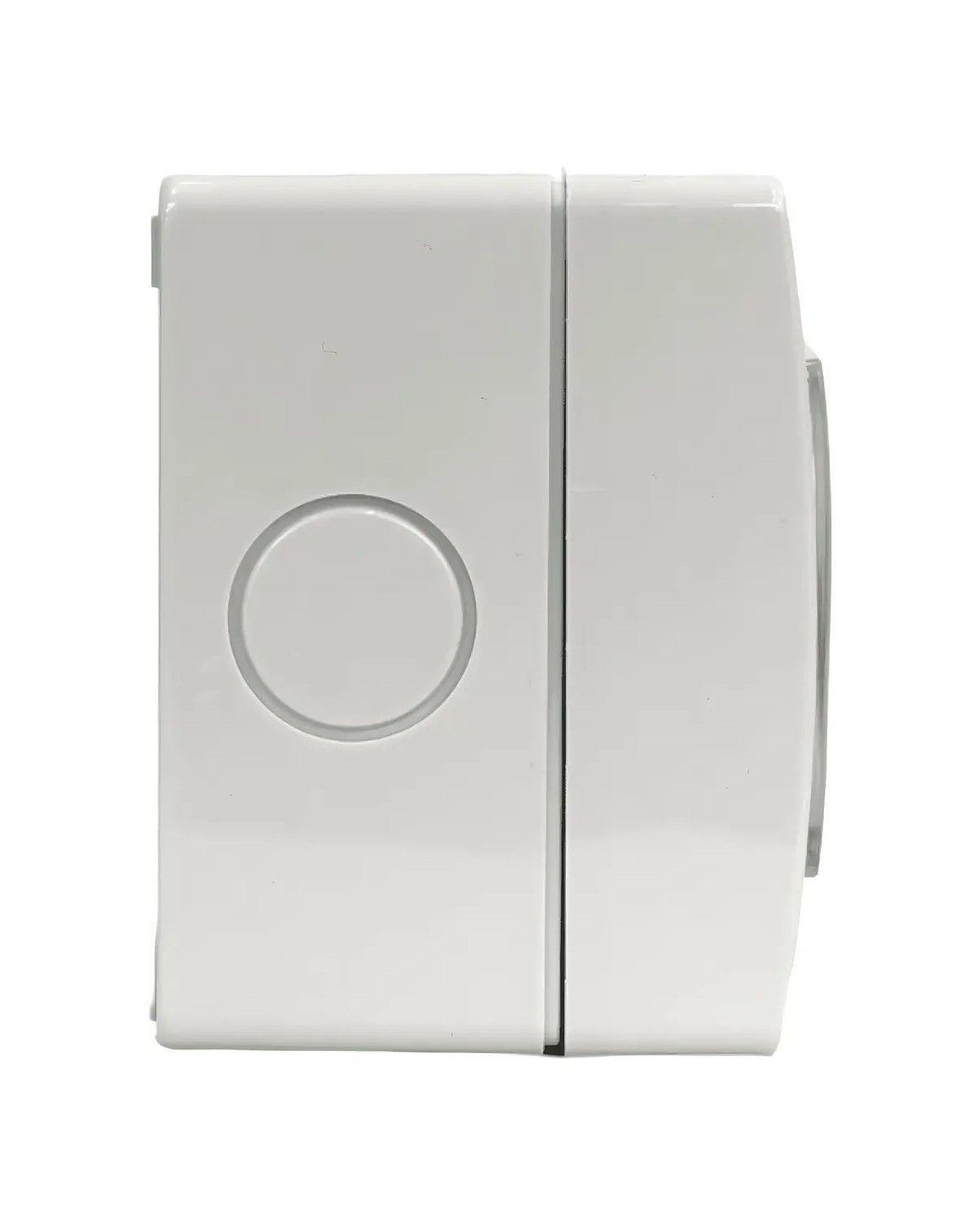 Tomacorriente Simple 10/16a Hydrobox Exterior Ip55 250v Sec Color Blanco-2