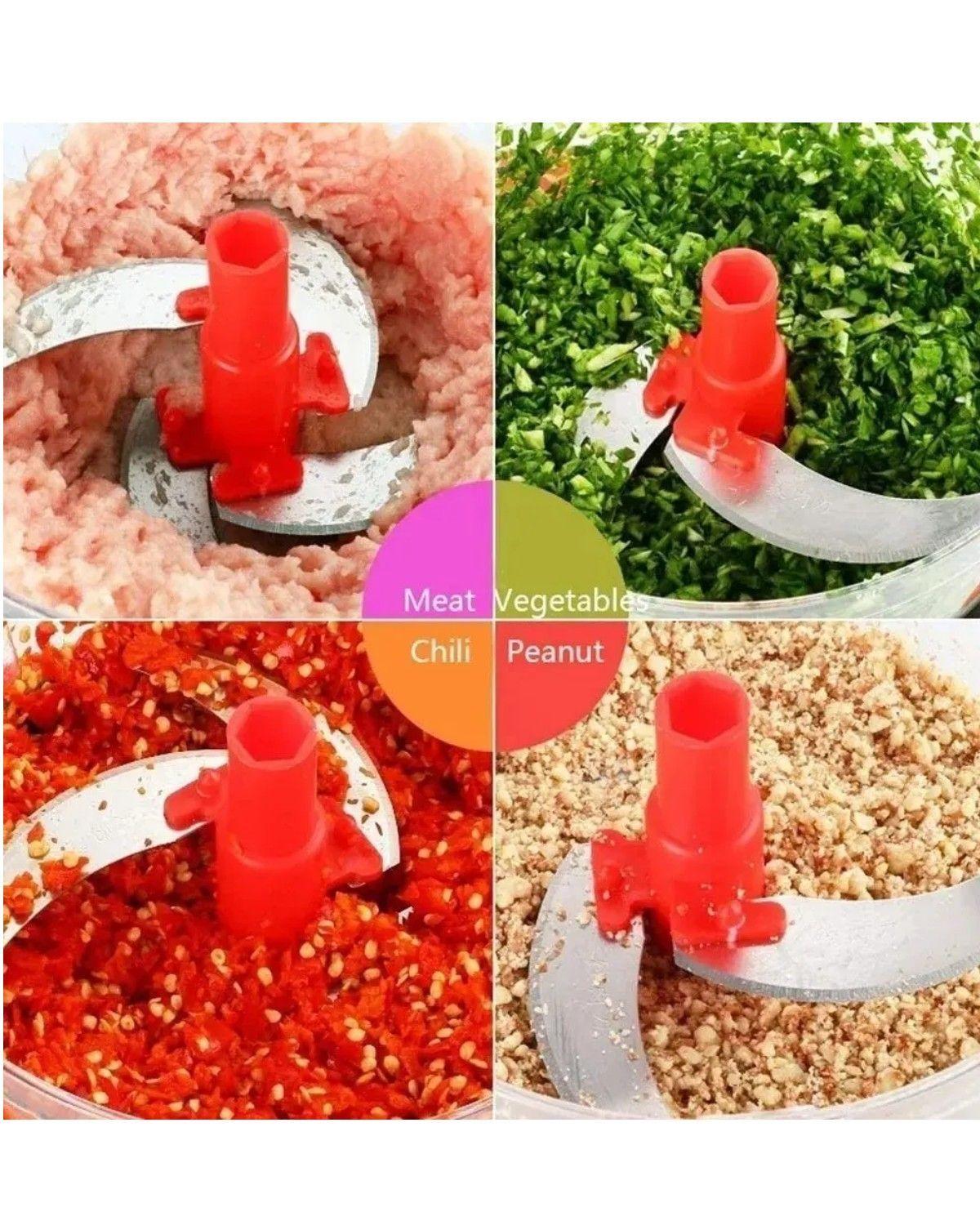 Picador Cortador De Verduras Y Frutas Procesador Triturador-3