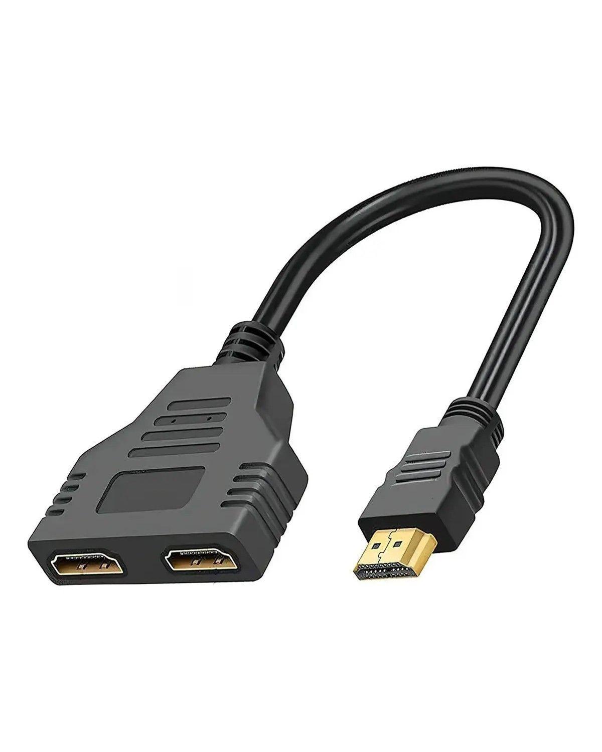 Splitter HDMI Duplicador de Pantalla HDTV Full HD 1080p, de 1 Entrada a 2 Salidas-0