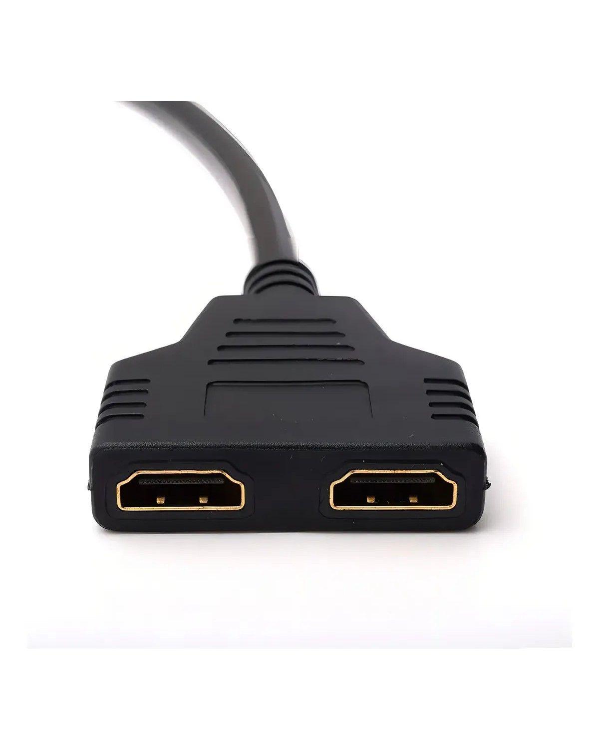Splitter HDMI Duplicador de Pantalla HDTV Full HD 1080p, de 1 Entrada a 2 Salidas-2