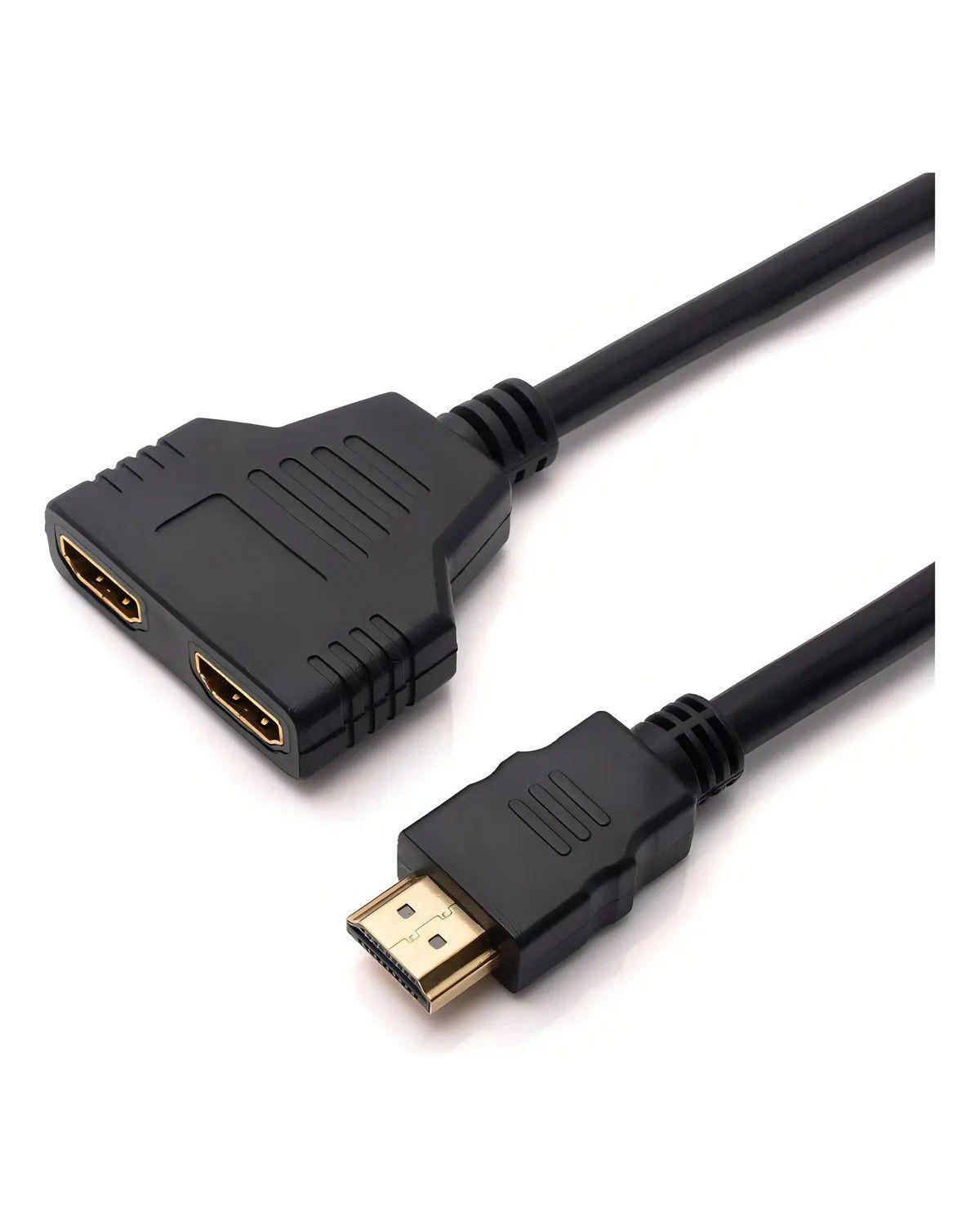 Splitter HDMI Duplicador de Pantalla HDTV Full HD 1080p, de 1 Entrada a 2 Salidas-3
