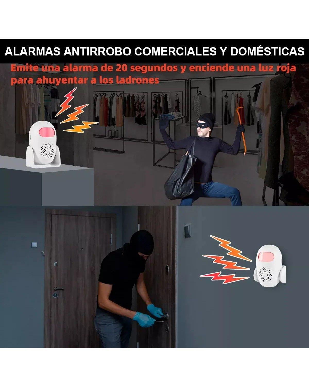 Alarma Sensor Movimiento Con Control Remoto Seguridad Casa-3