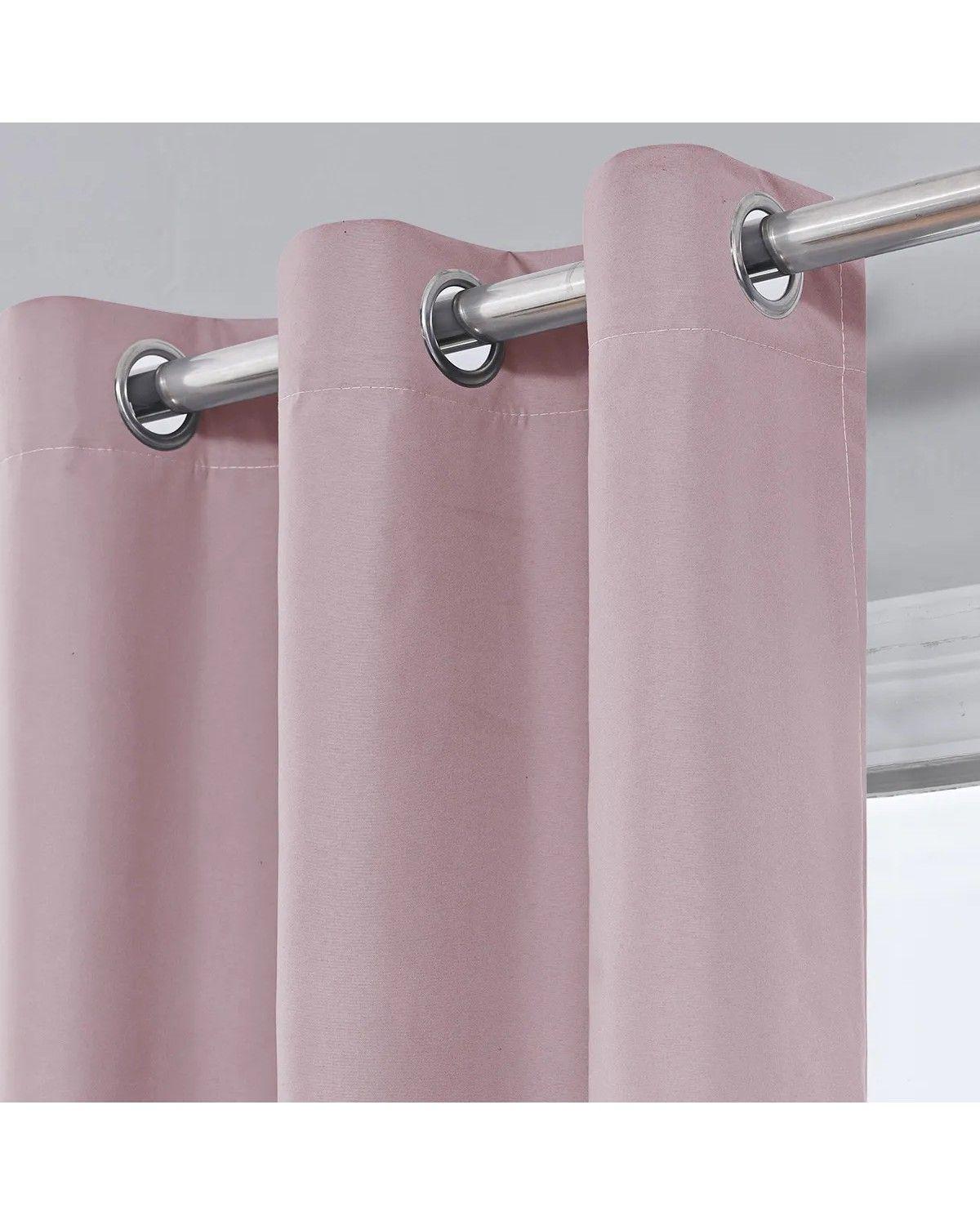 Cortinas total Blackout Engomada Tela Fresca-2