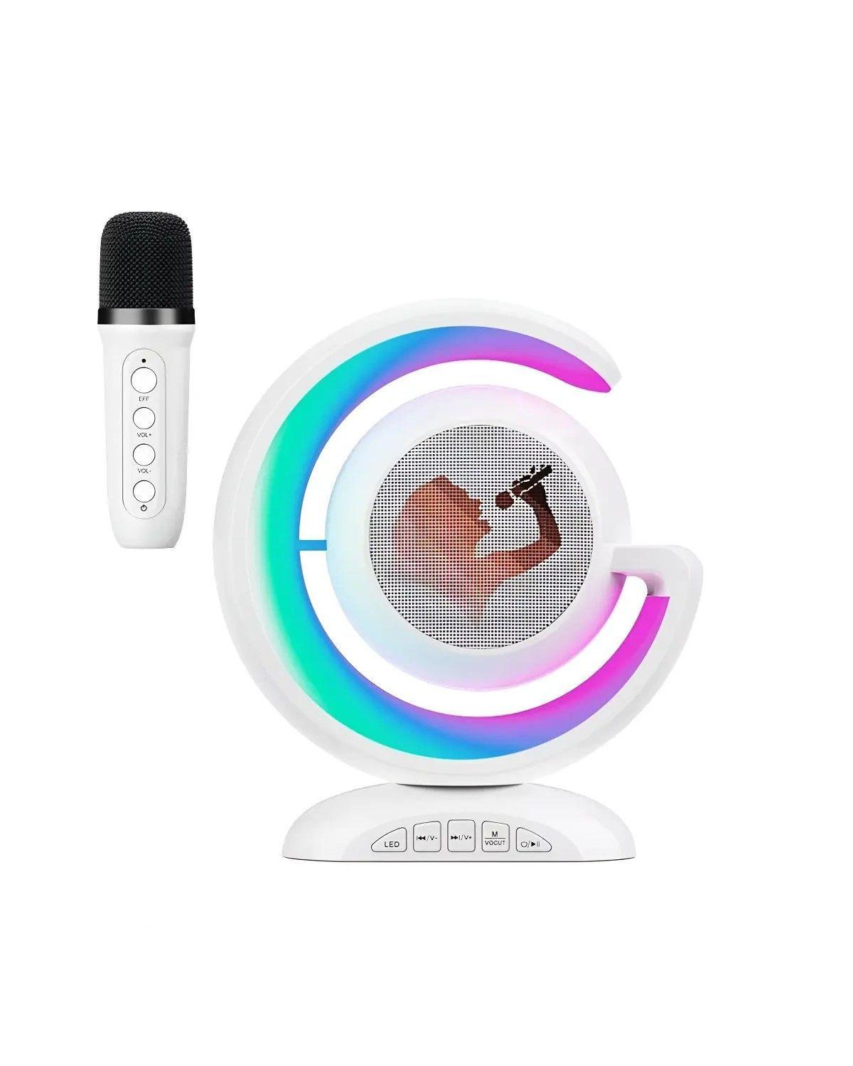Parlante Karaoke Niños, Con Microfono Portatil Recargable-0