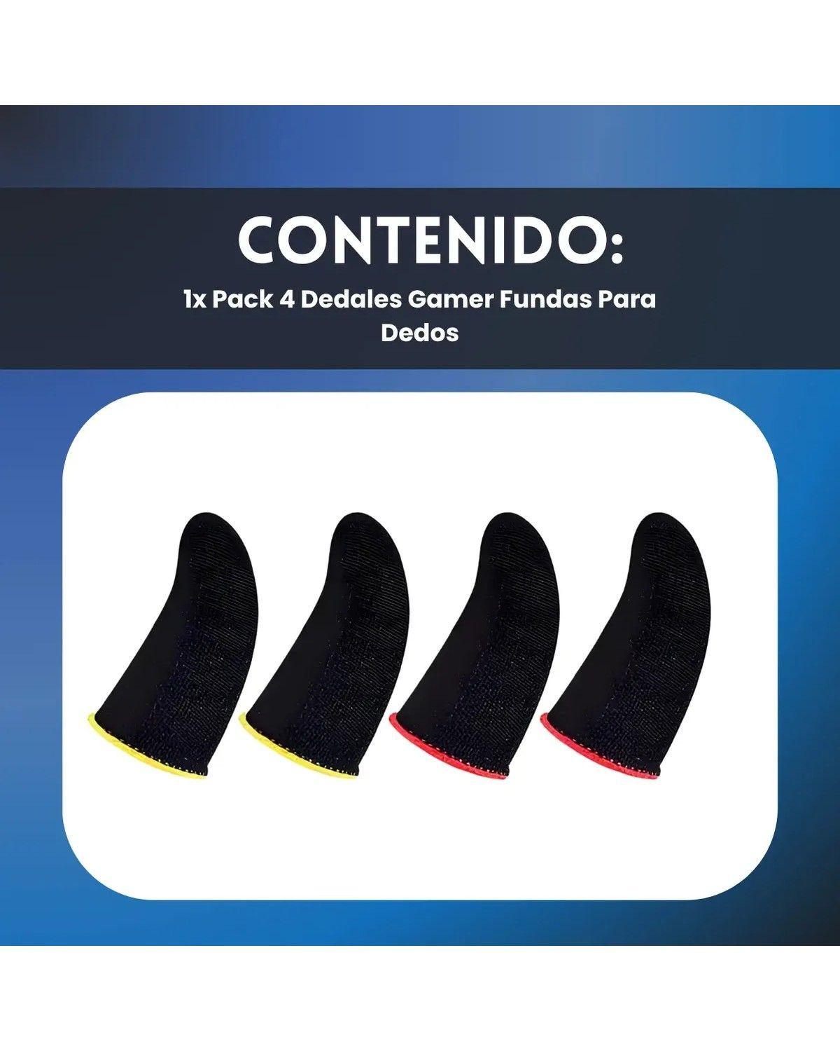 Pack 4 Dedales Gamer Fundas Para Dedos-1