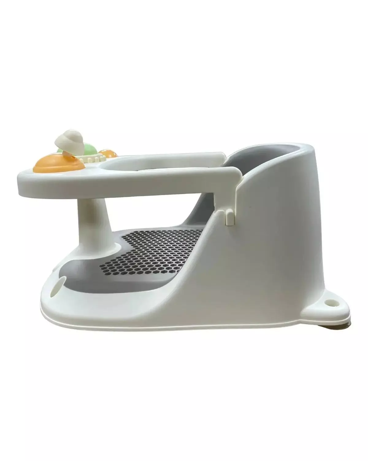 Asiento De Ducha Para Bebe Antideslizante Termometro Blanco-3