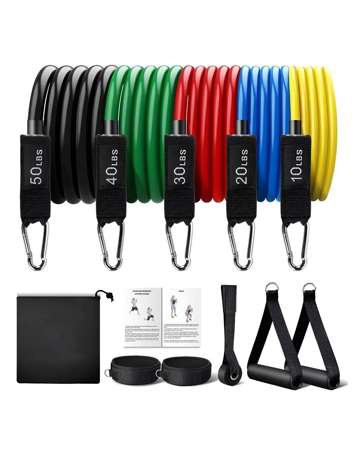 Bandas Elásticas De Resistencia Ejercicios 150 Lb-1
