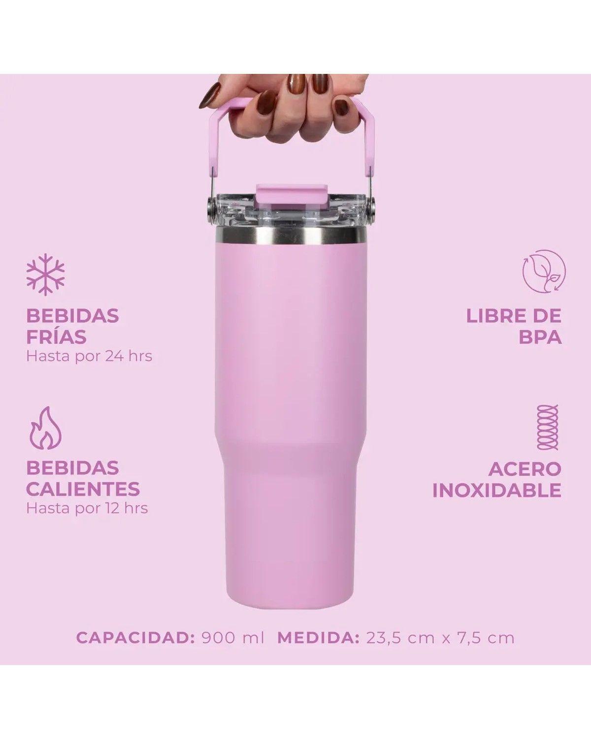 Vaso Tumbler Mug Termico Botella Agua Acero Inox-2
