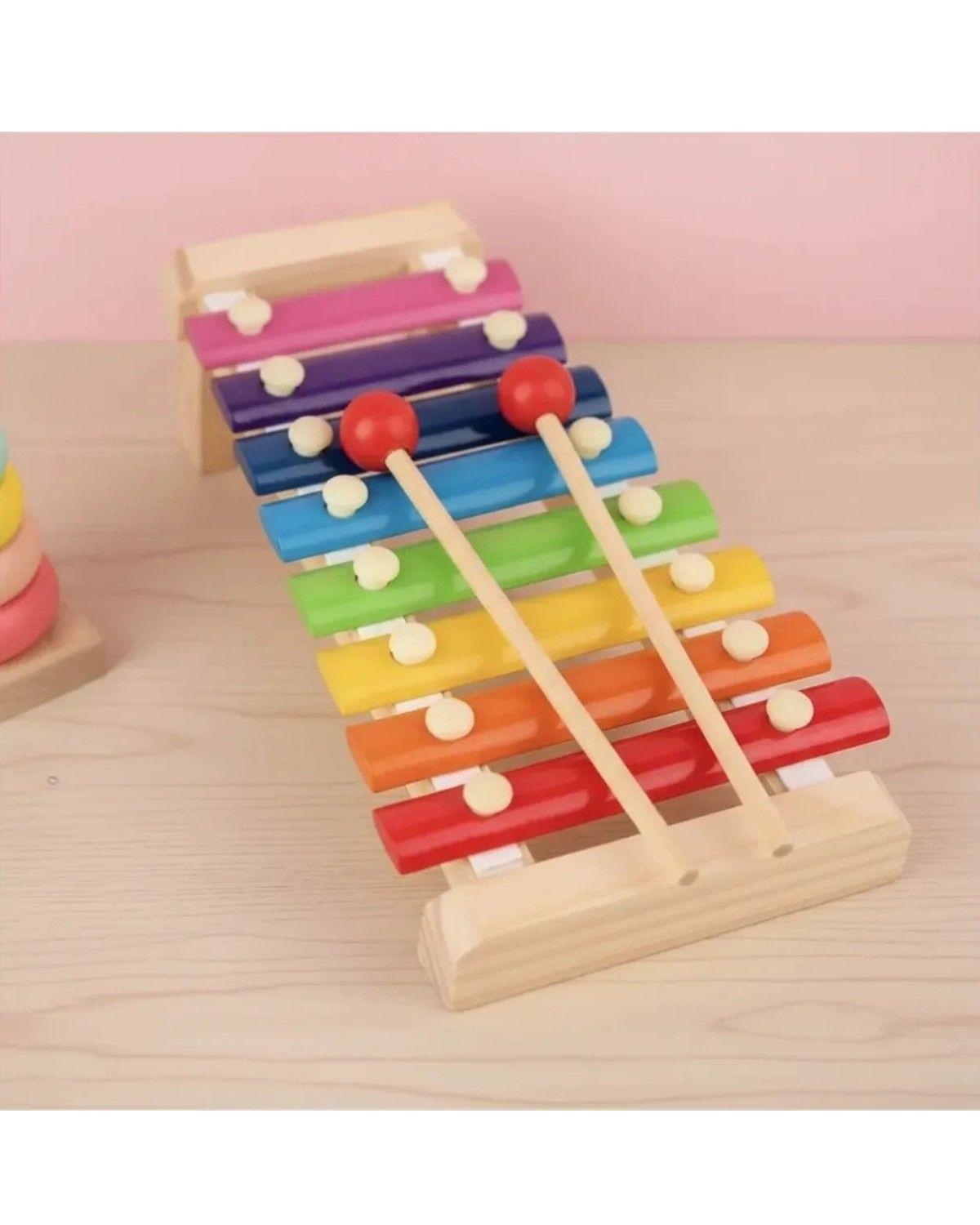 Juego Didáctico Bebes Niños 5 Piezas Estimulación Temprana Montessori Cognitivo Coordinación Familia-2