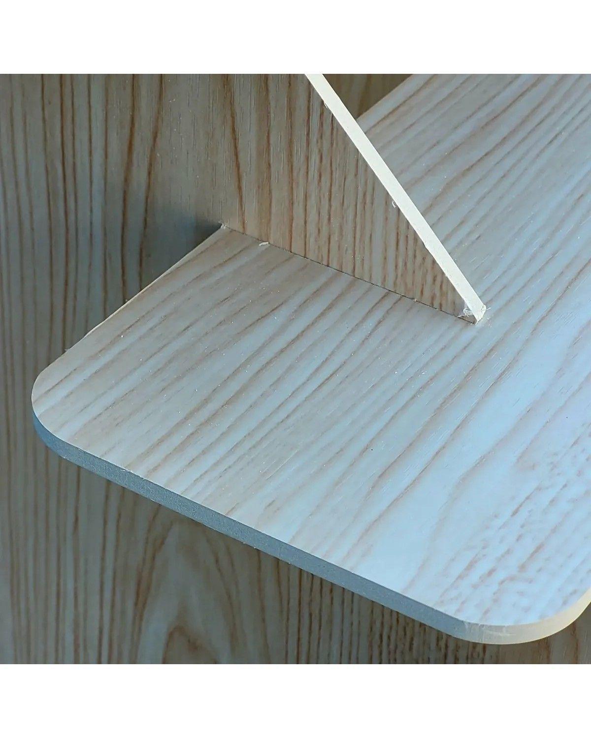 Estante Exhibidor Organizador Blanco 40x40x40 Cm Desarmable-1