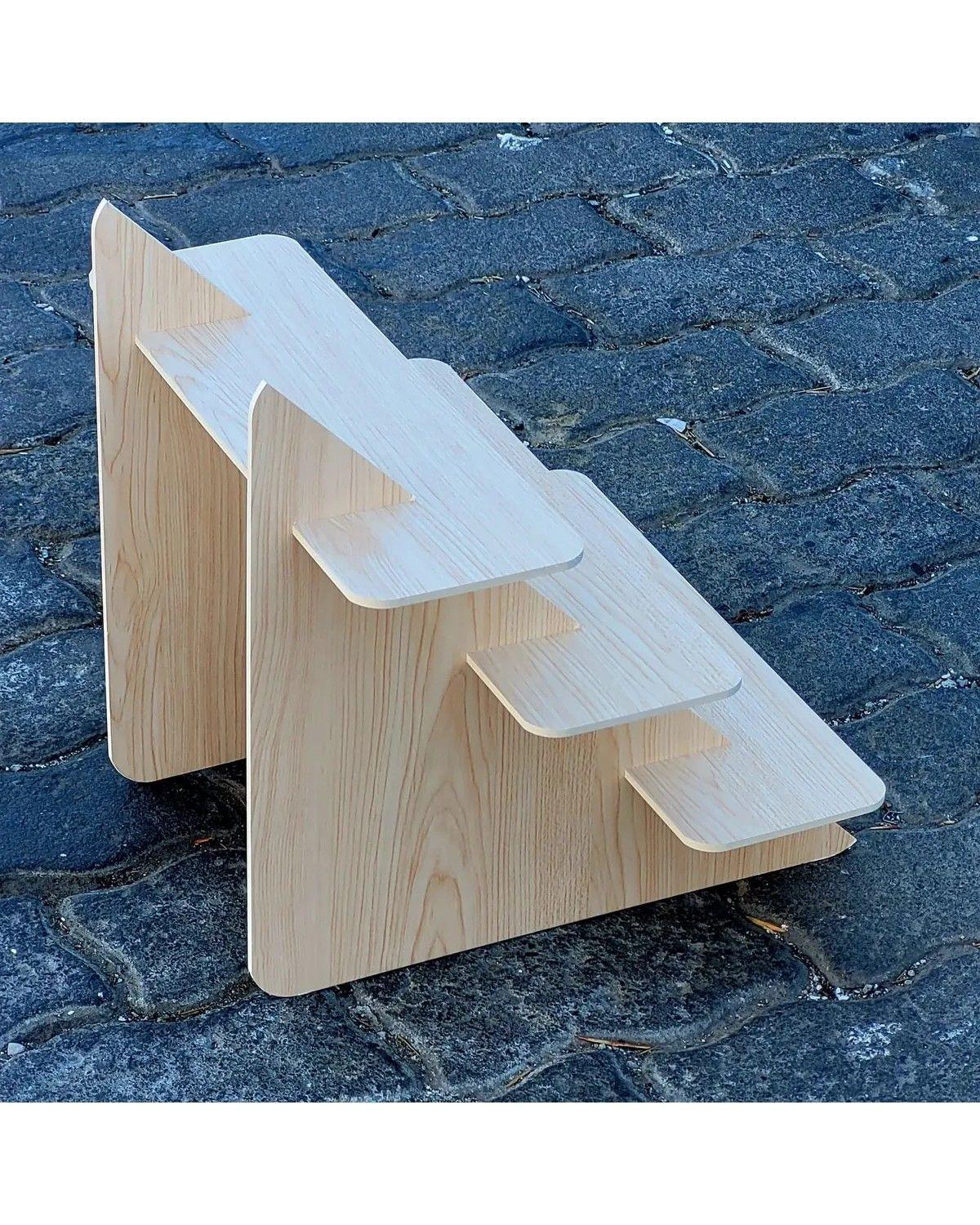 Estante Exhibidor Organizador Blanco 40x40x40 Cm Desarmable-2