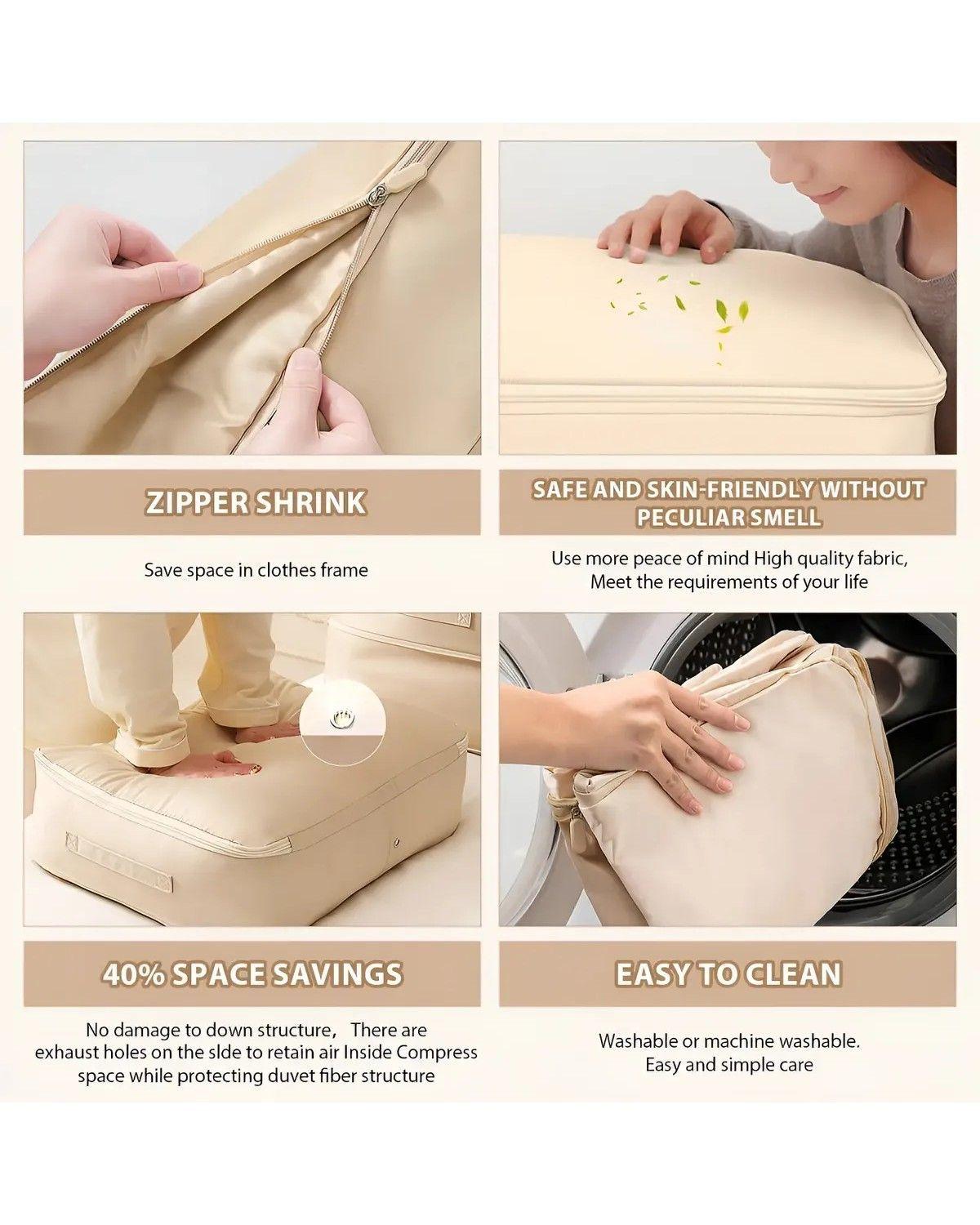 Bolsa Comprimida Organizador De Ropa - Gran Capacidad-1