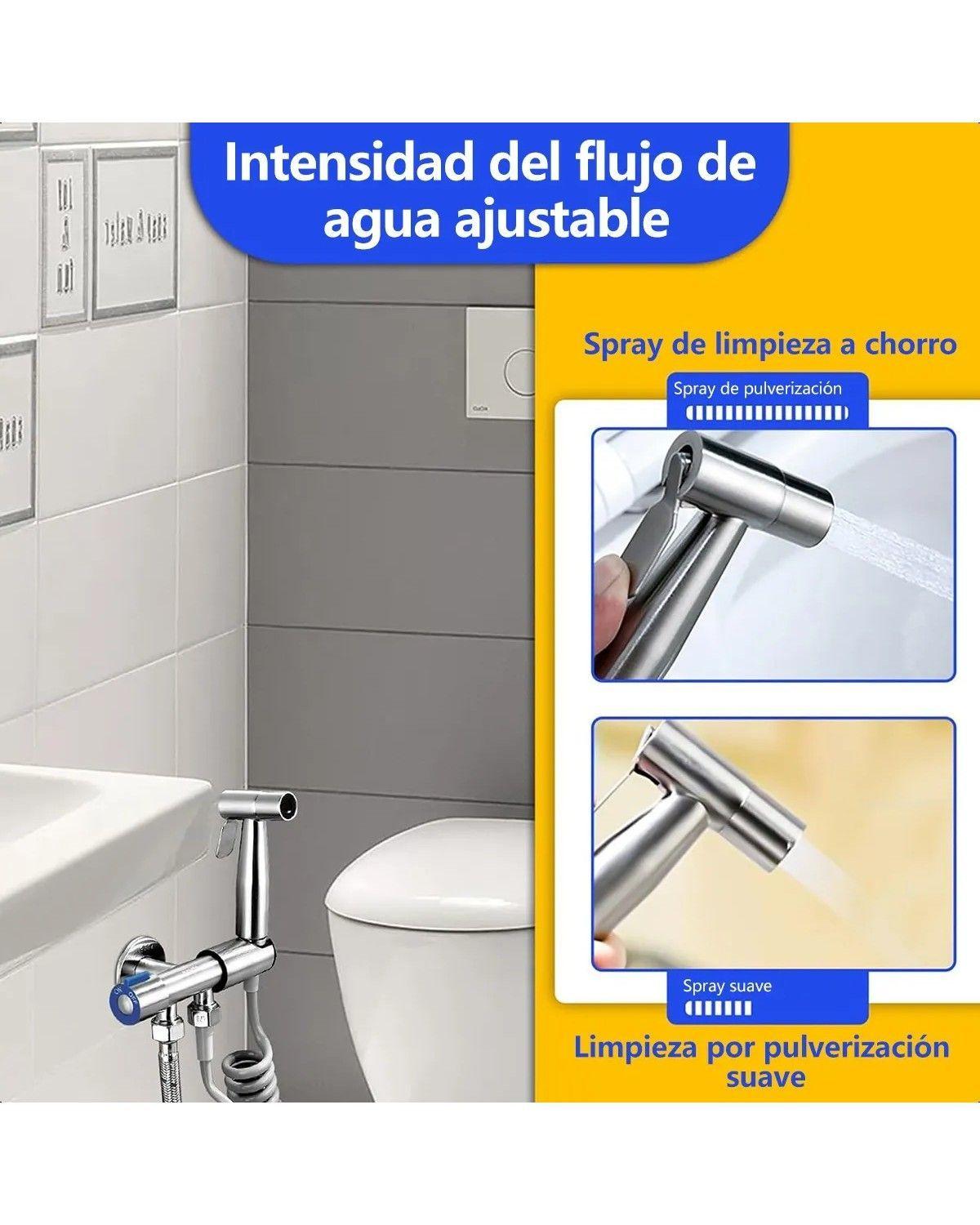 Ducha Bidet Árabe Juego Completo de acero inoxidable-4