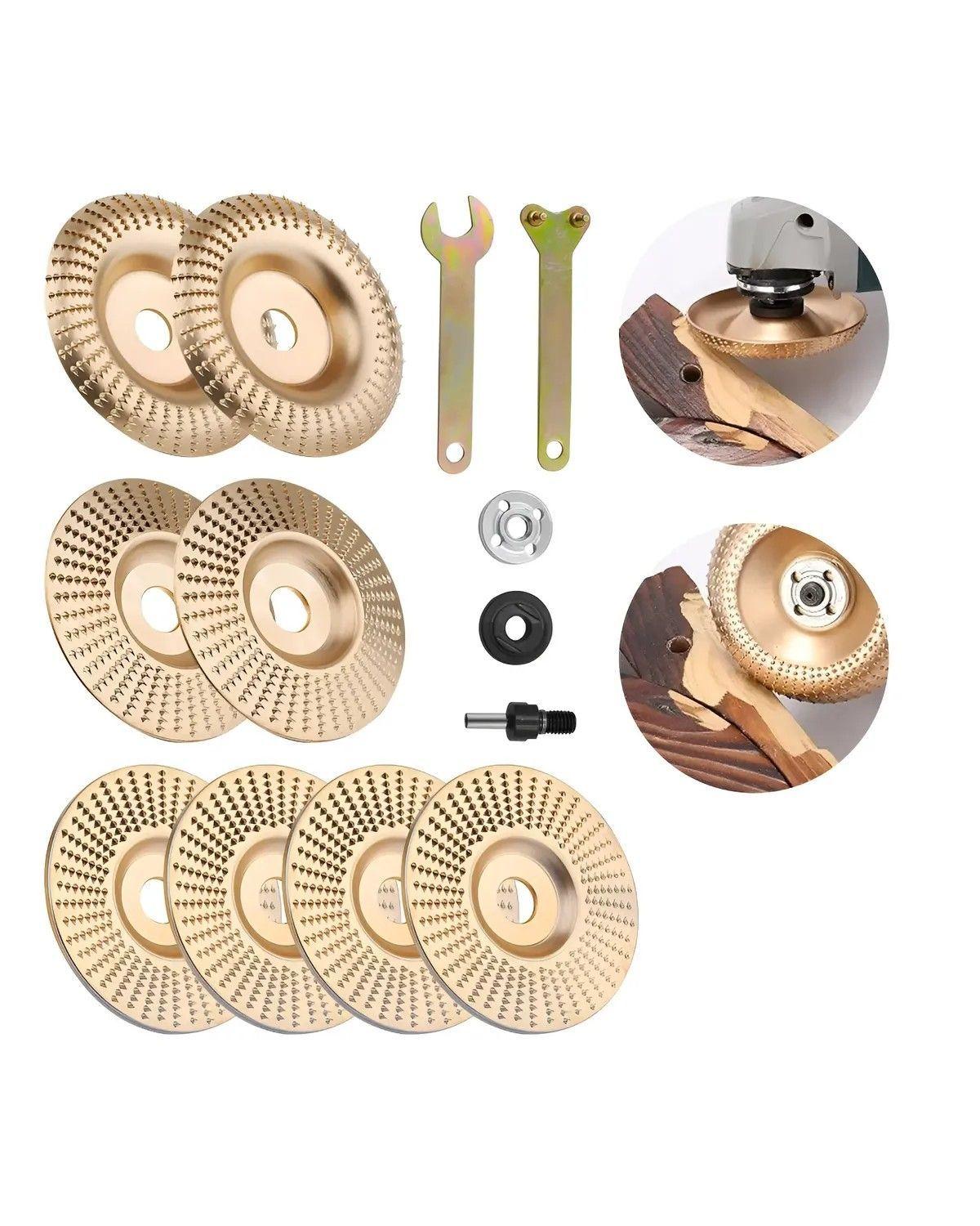 Disco Desgaste De Madera Estándar 16 Mm Lijado Esmeril 8pcs-0
