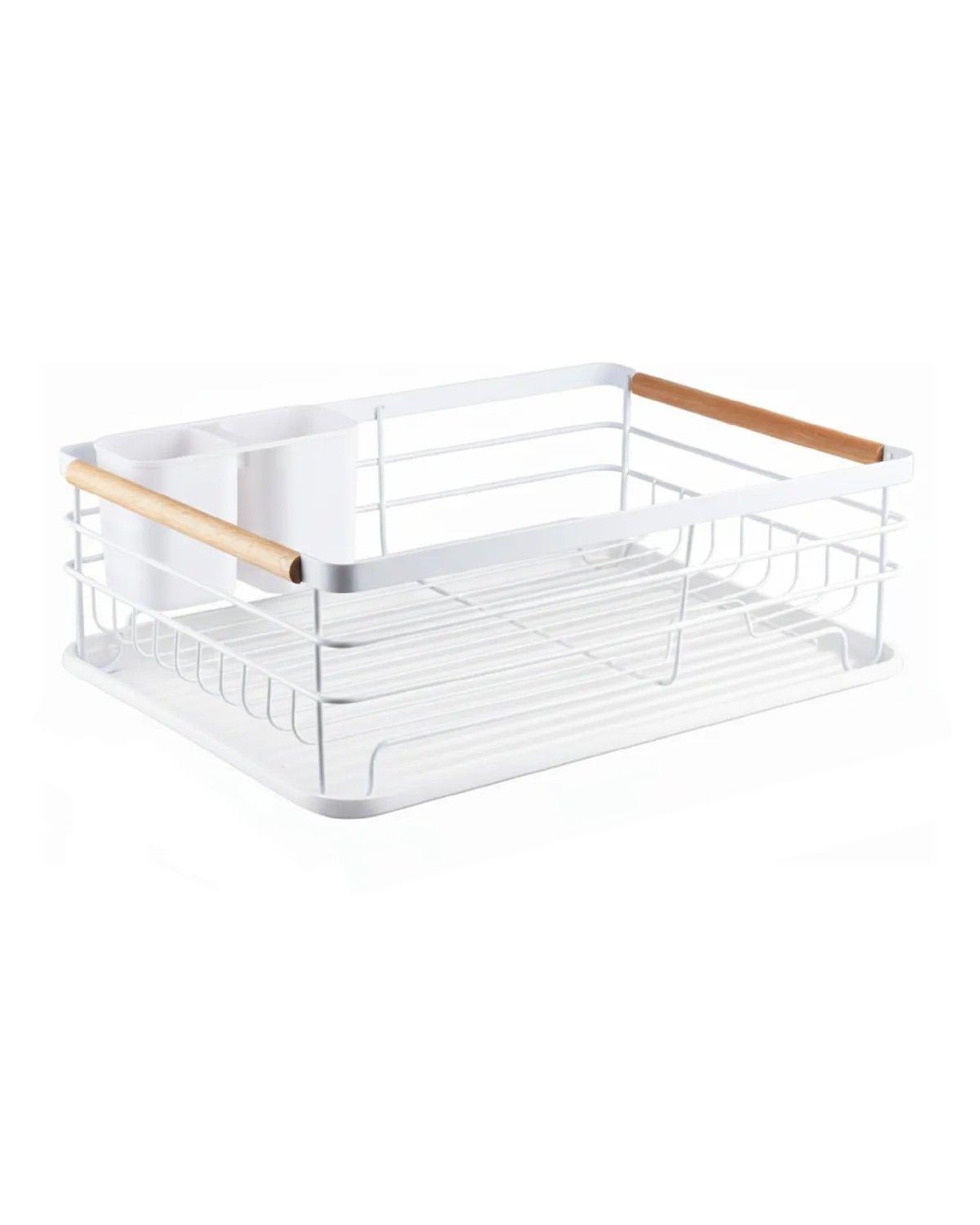 Secaplatos Escurridor 1 Nivel de Acero Inoxidable-0