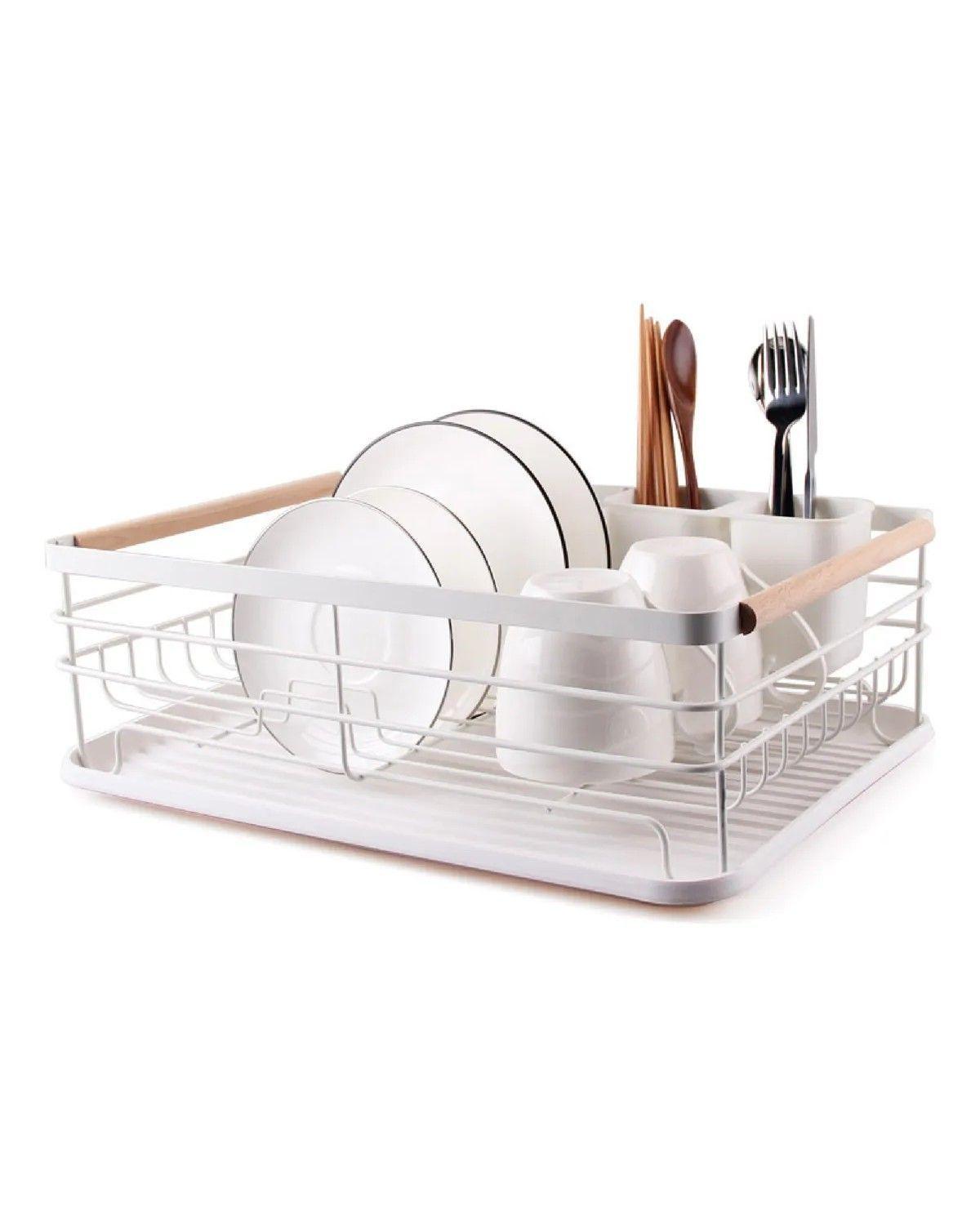 Secaplatos Escurridor 1 Nivel de Acero Inoxidable-1