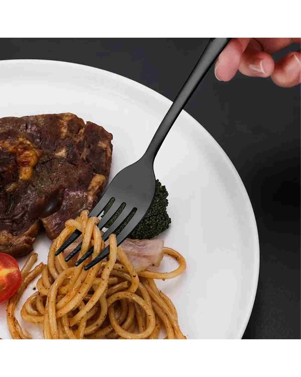 Set 48 Piezas Cubiertos Cuchillería Acero Inoxidable-2