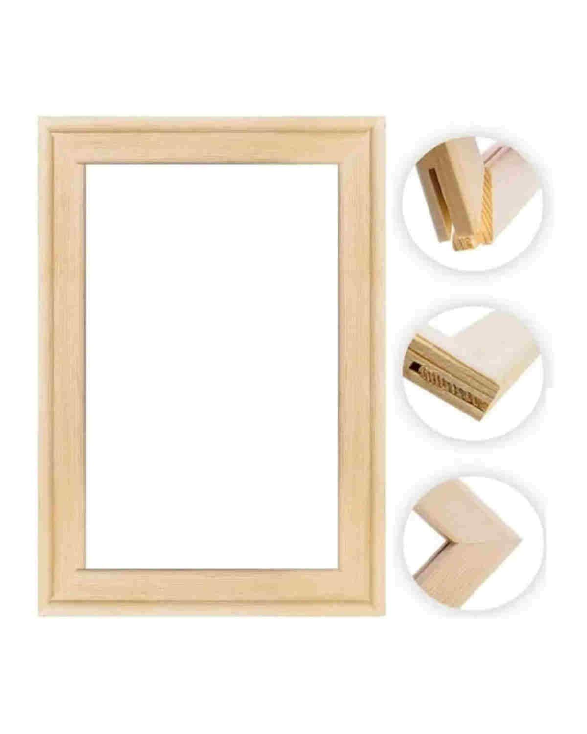 Pack 5 Marco Para Foto Portaretrato Decoración A4 Cuadro-2