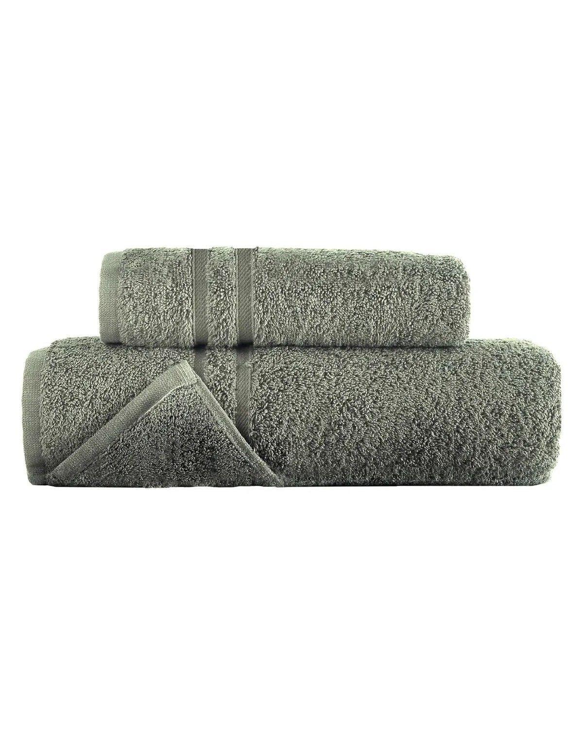 Toallas Baño Premium Set 2 100% Algodón Suave Budapest - Verde-0