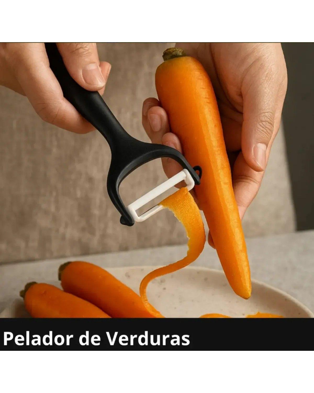 Set De Cuchillos De Cocina Premium Con Accesorios 6 Pcs Inox-2