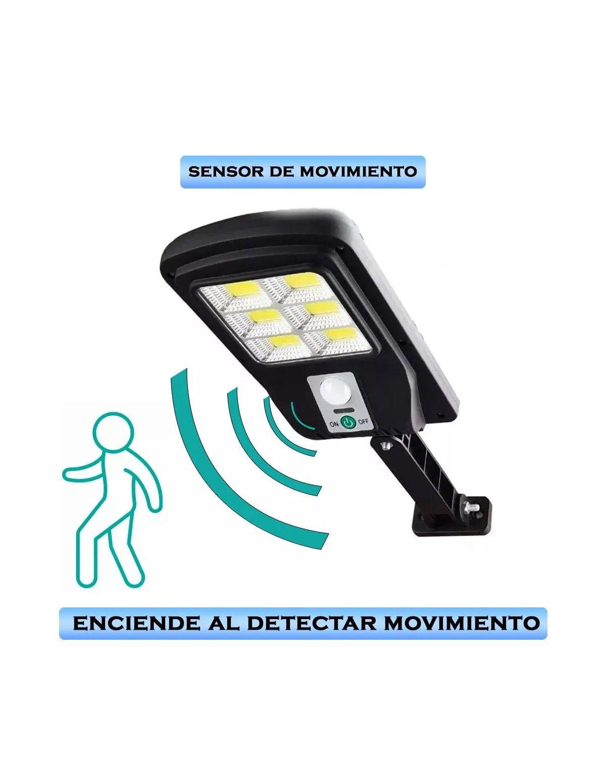 Pack 4 Foco Solar Led Exterior Con Sensor De Movimiento Ip65-1