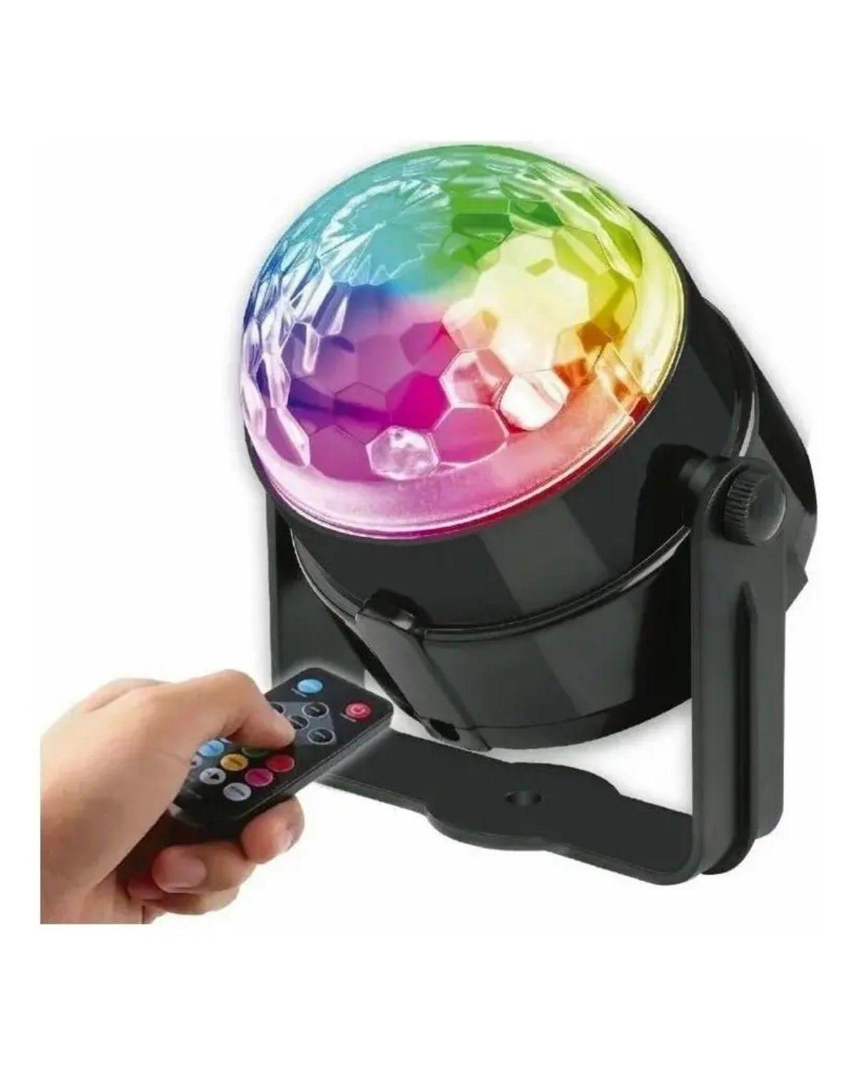 Bola De Luces Led Multicolor Para Fiestas Con Control-2