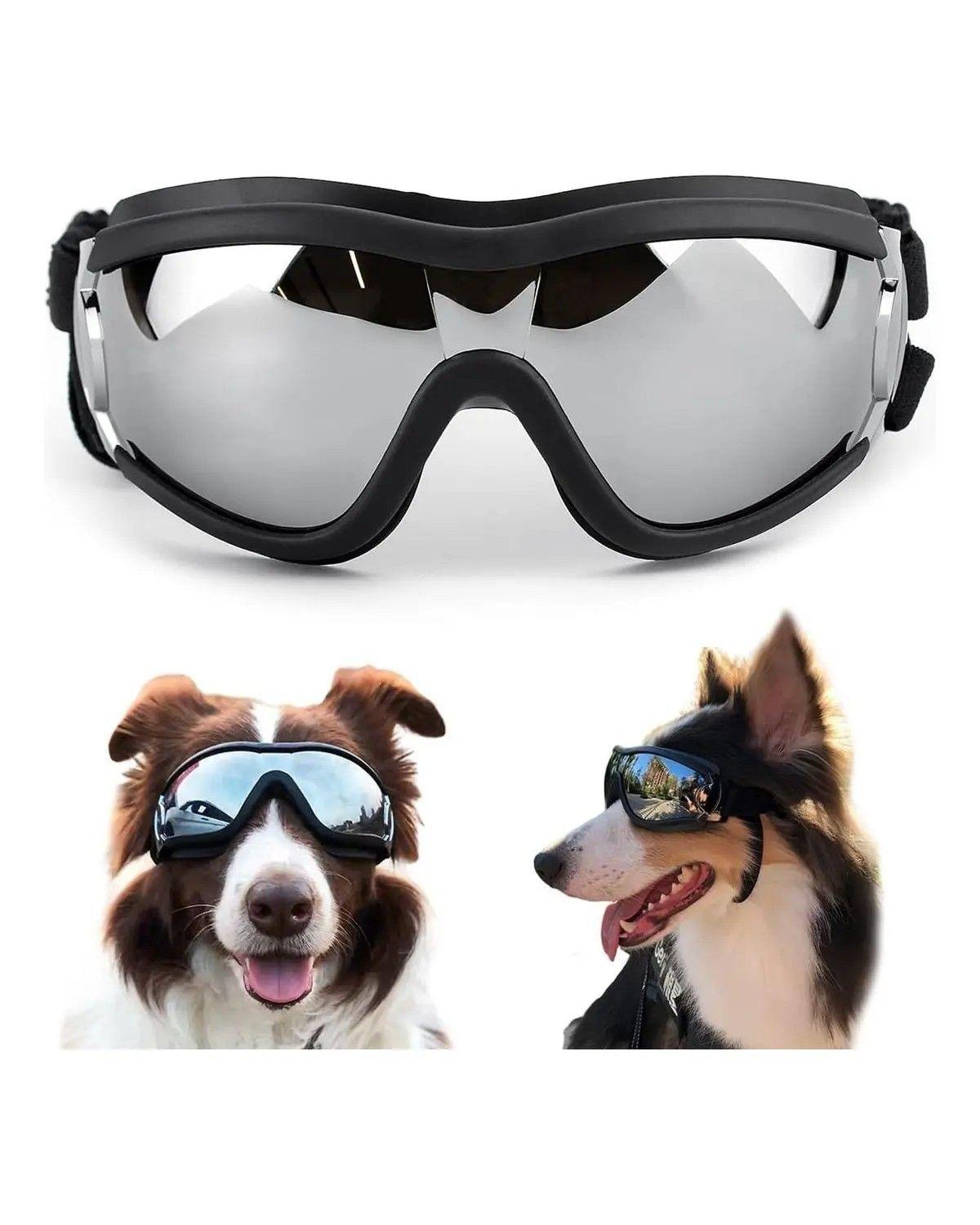 Gafas De Sol Para Perro Anti-uv Protector De Ojos Ajustable-0