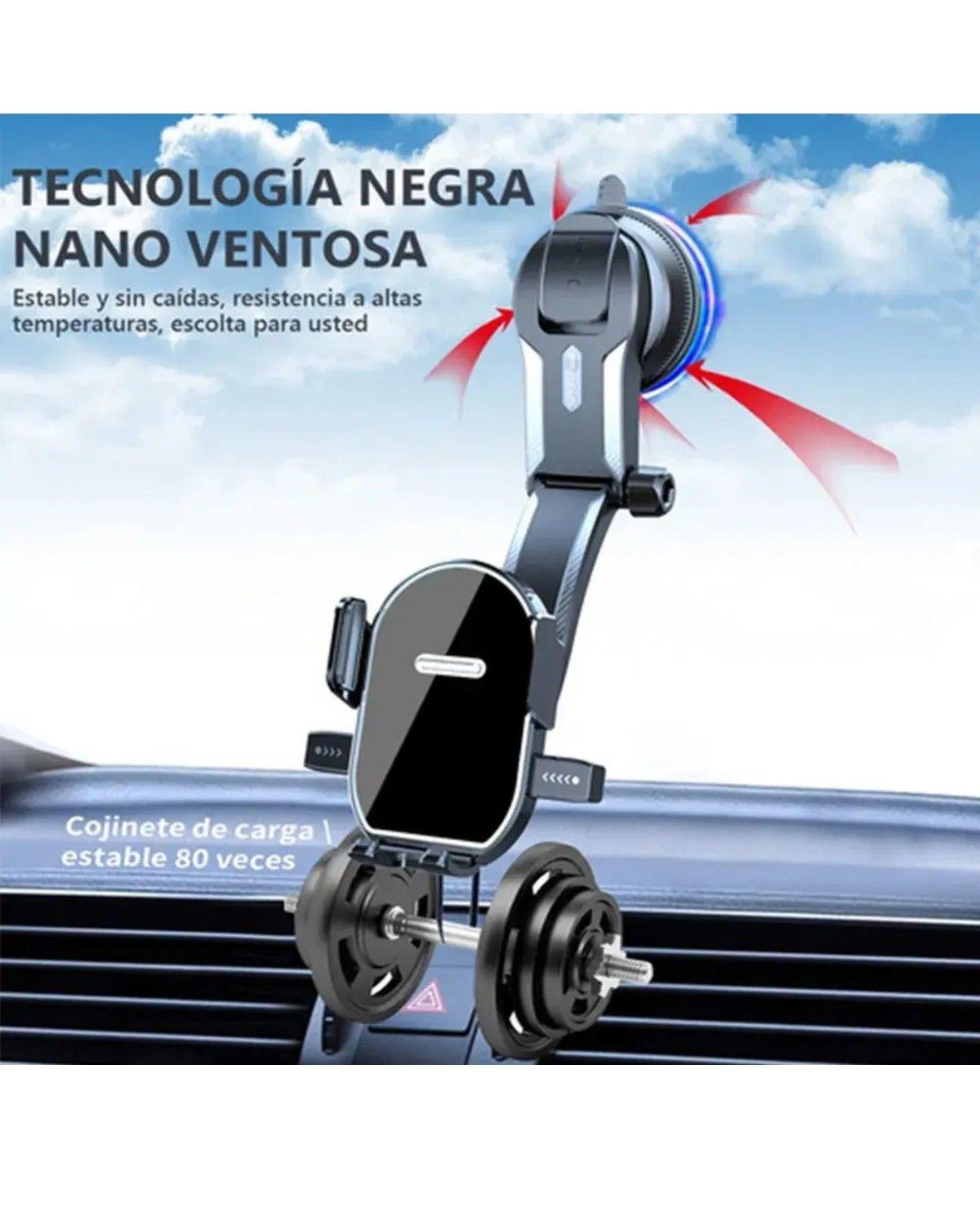 Soporte Teléfono Auto Ventosa 360° Ajustable Rejilla Ventilación-2