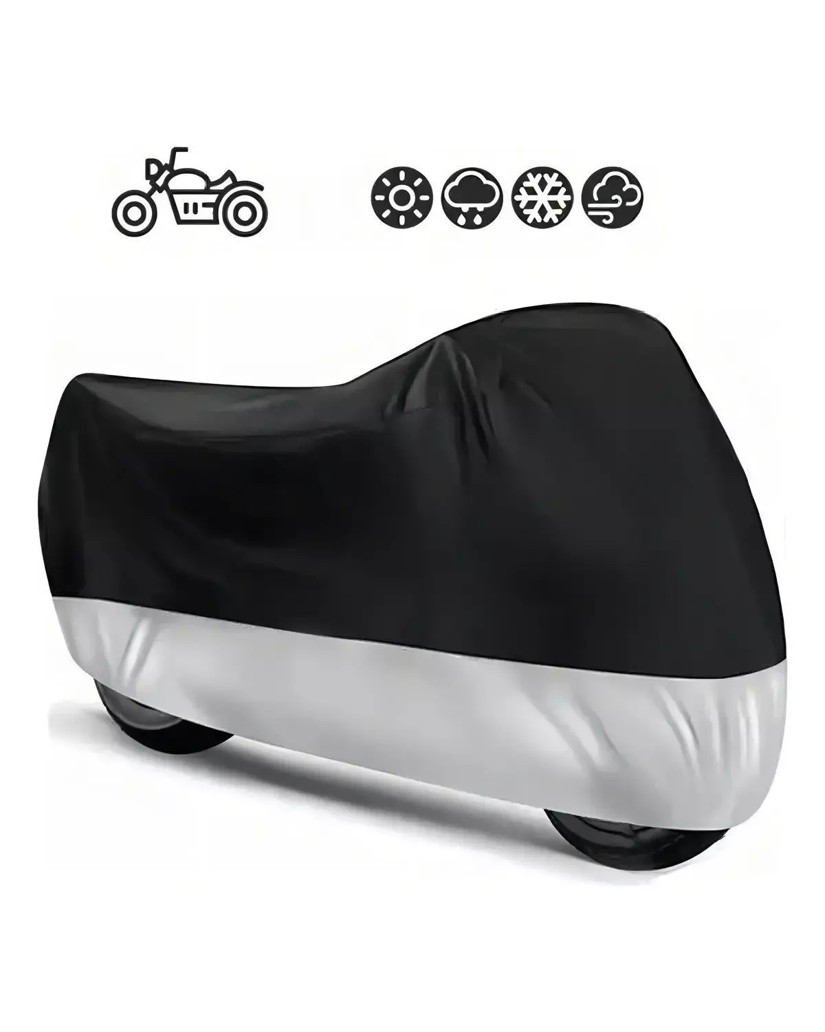 Funda Impermeable XXXL Para Moto y Bicicleta Poliéster-2