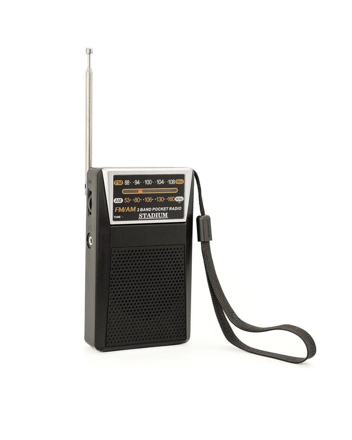 Radio Stadium A Pilas Portatil Negro-1