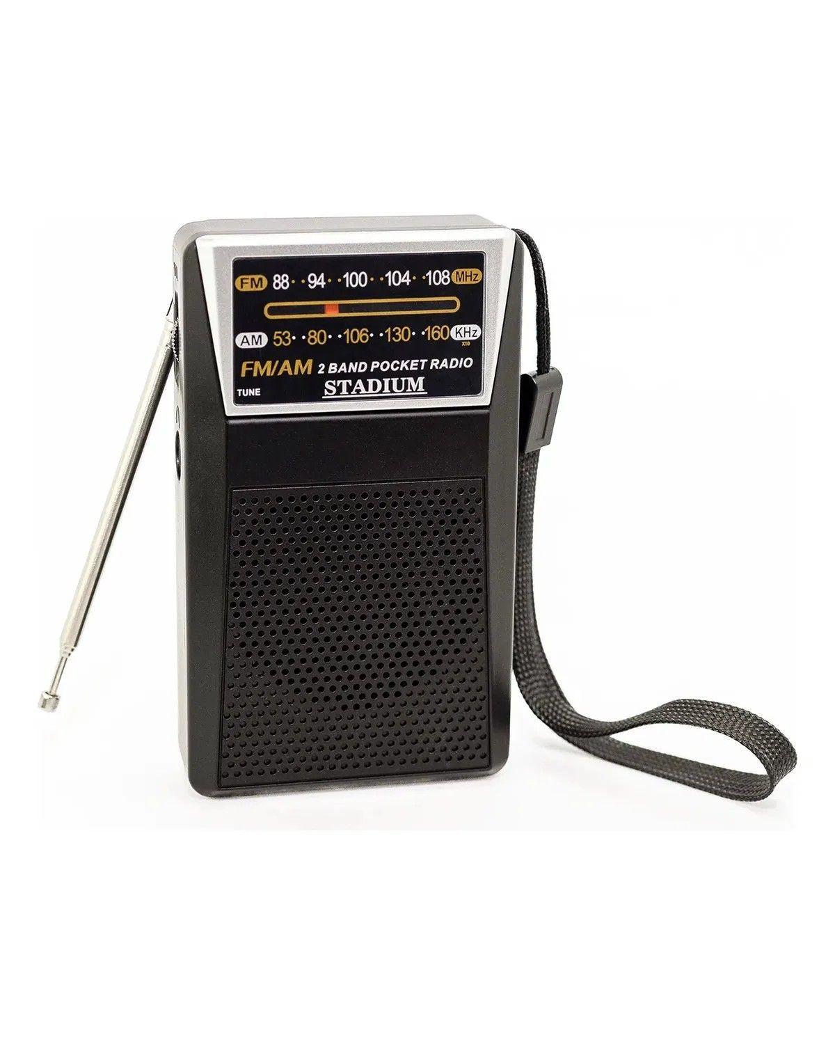Radio Stadium A Pilas Portatil Negro-2