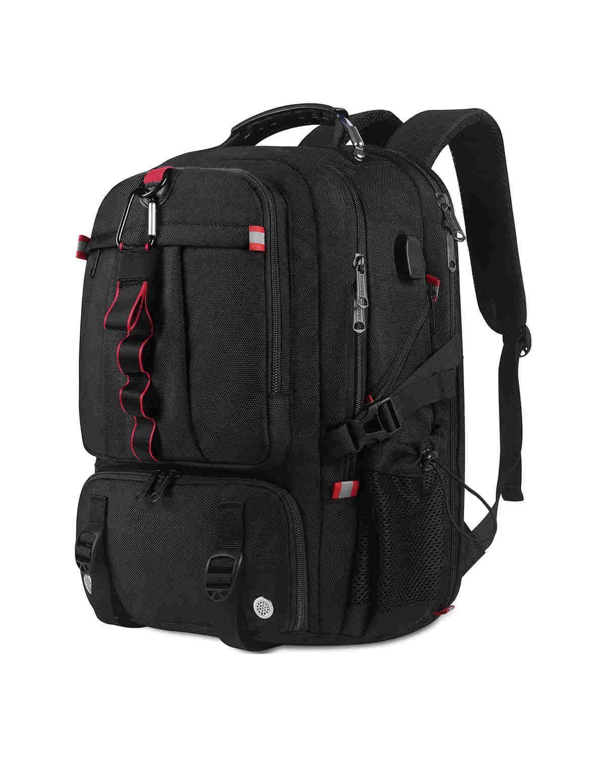 Mochila  50L de Viaje Negra -0