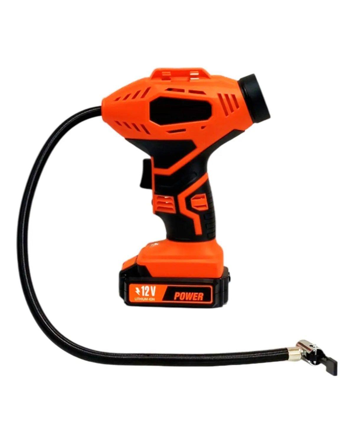 Inflador Compresor Aire Auto Inalámbrico Color Naranja Fase eléctrica Monofásica-3