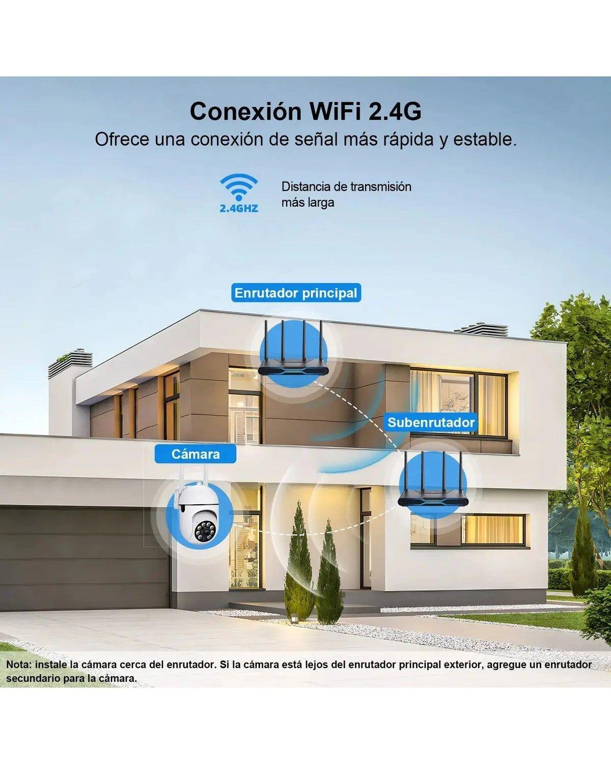 Cámara De Seguridad Exterior 3mp Inalámbrica Hd 360°-4
