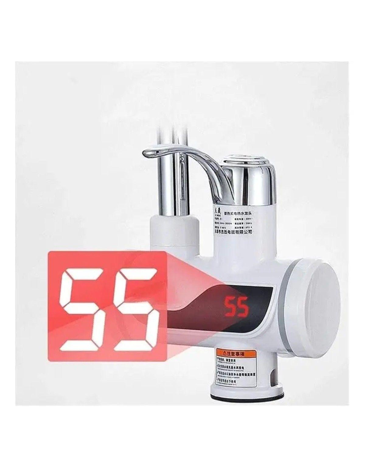 Llave Grifo Agua Caliente Eléctrico Para Lavaplatos-2
