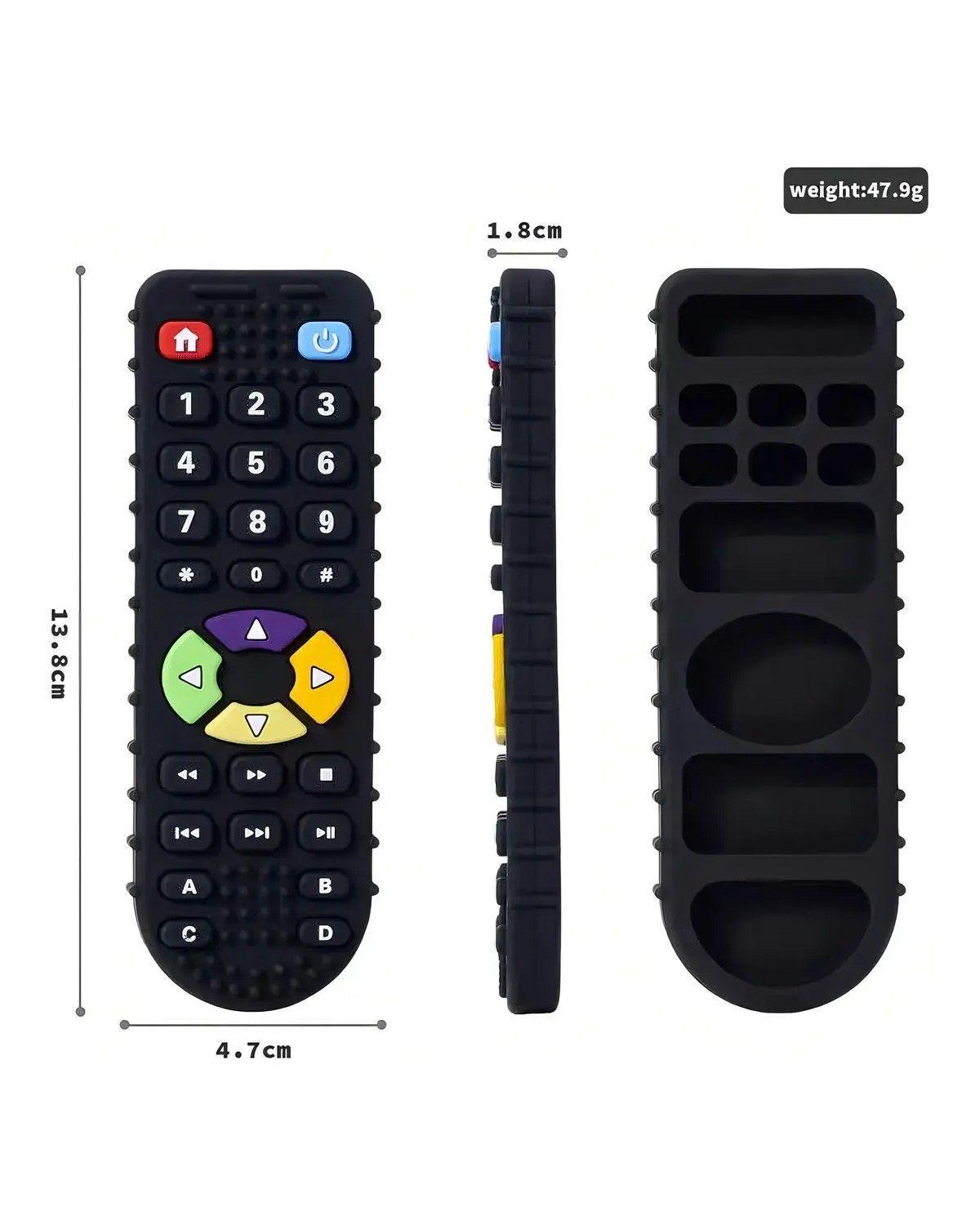 Mordedor Sensorial Silicona Bebé Control Remoto Libre Bpa Ct-2