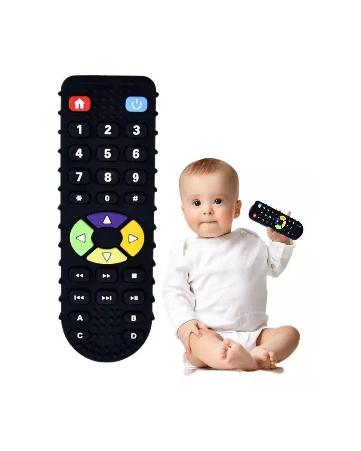Mordedor Sensorial Silicona Bebé Control Remoto Libre Bpa Ct-3