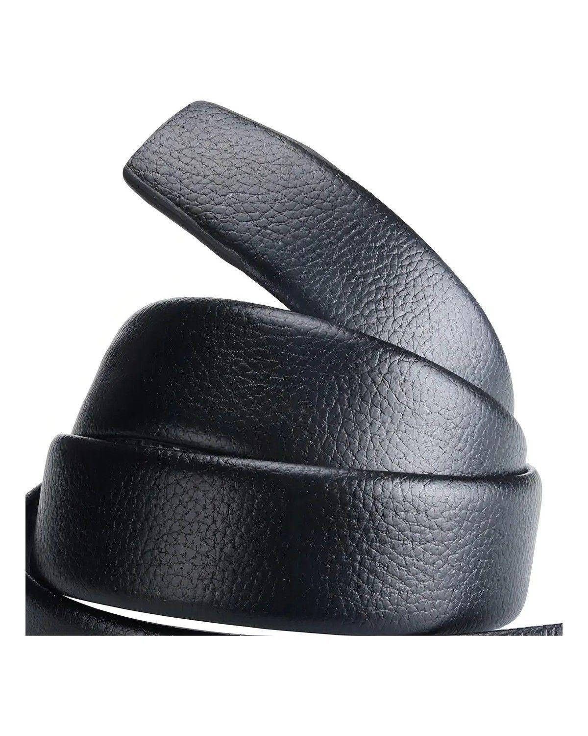 Correa/cinturon Casual Negro Para Hombre [ajustable] Talla Estandar (110-125cm)-3